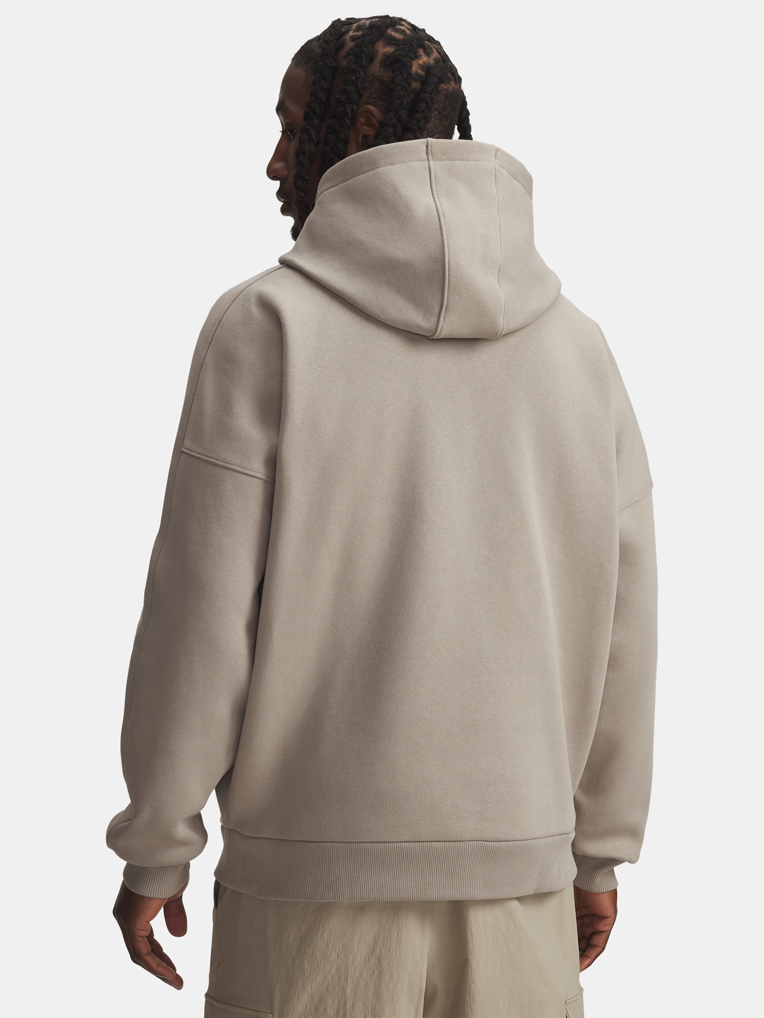 Men's sweatshirt Under Armour UA Icon HW Colorblocked Hdy-BRN - Men's