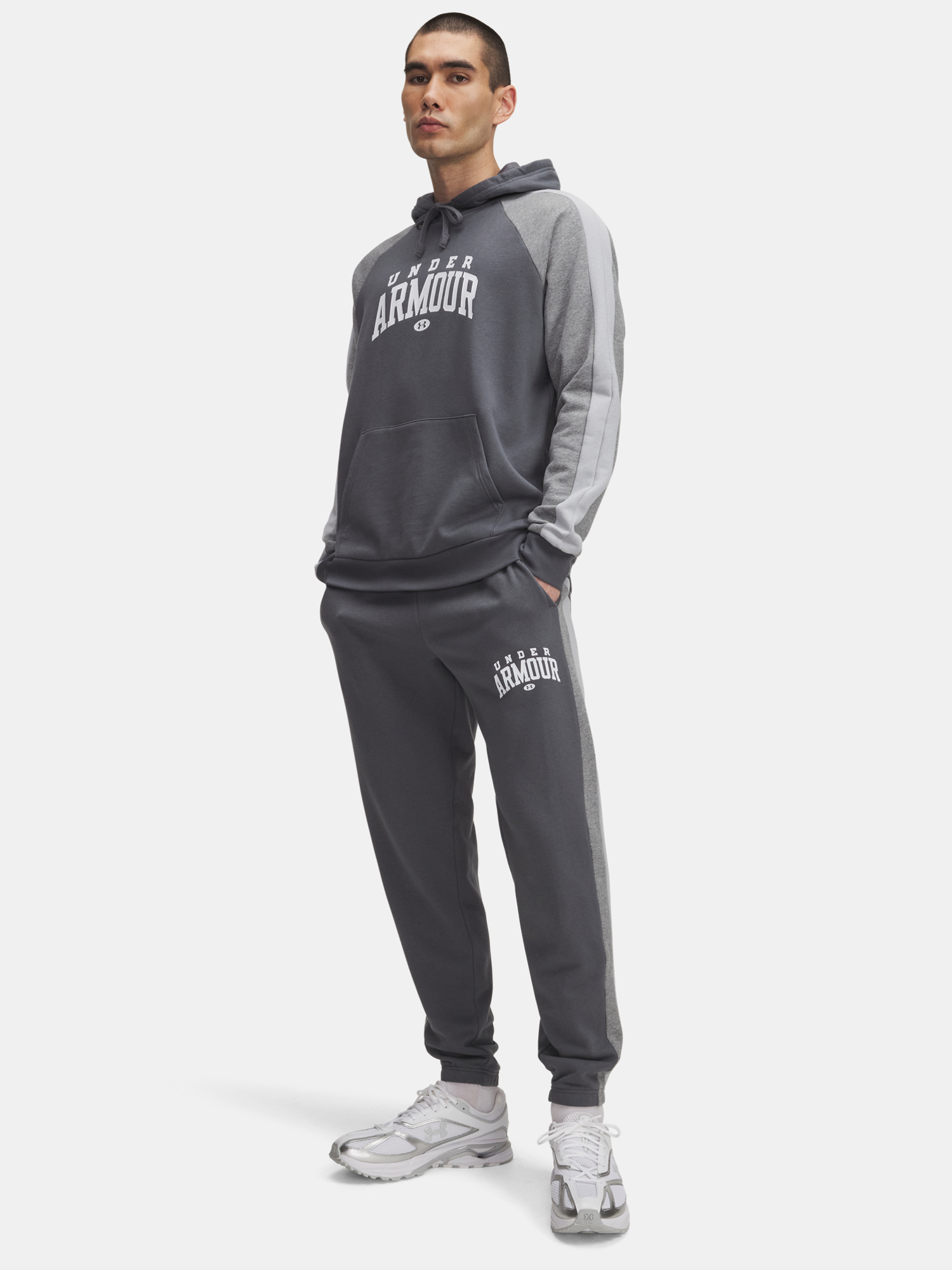 Men&#039;s Under Armour UA Rival Flc CB Pants-GRY - Mens