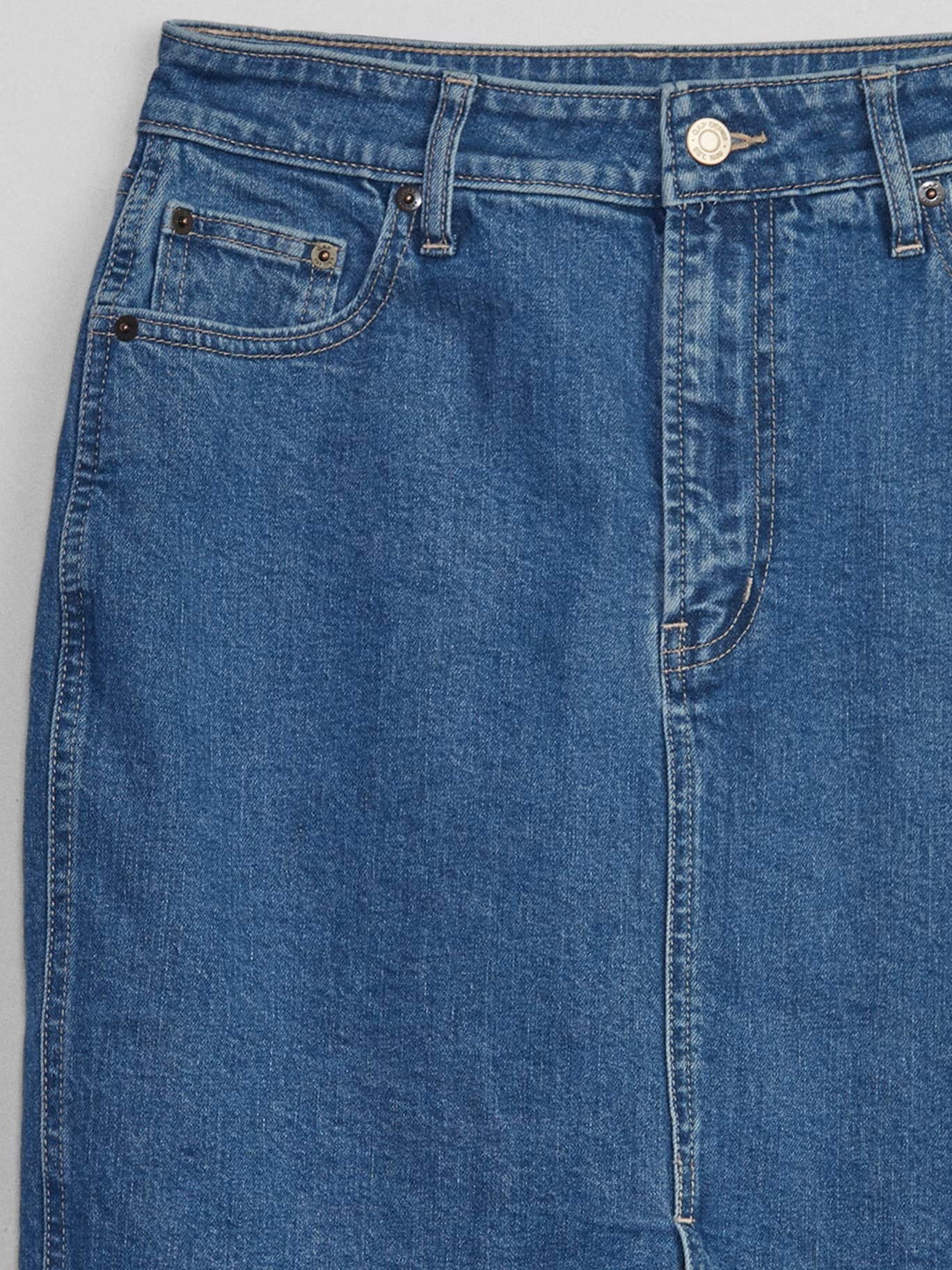 GAP Denim Midi Skirt - Women