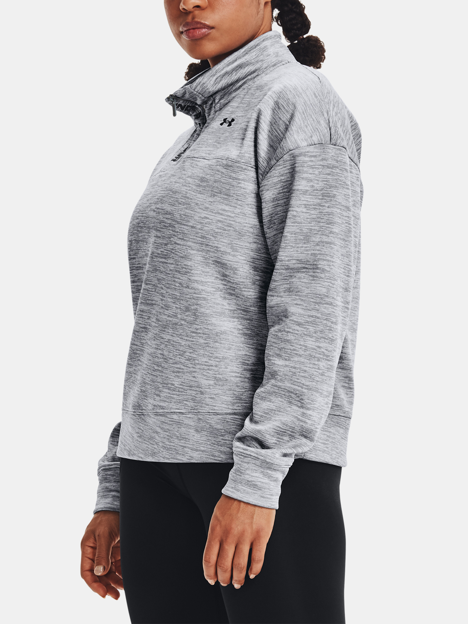 Women's sweatshirt Under Armour Armour Fleece WM 1/4 zip-GRY - Women's