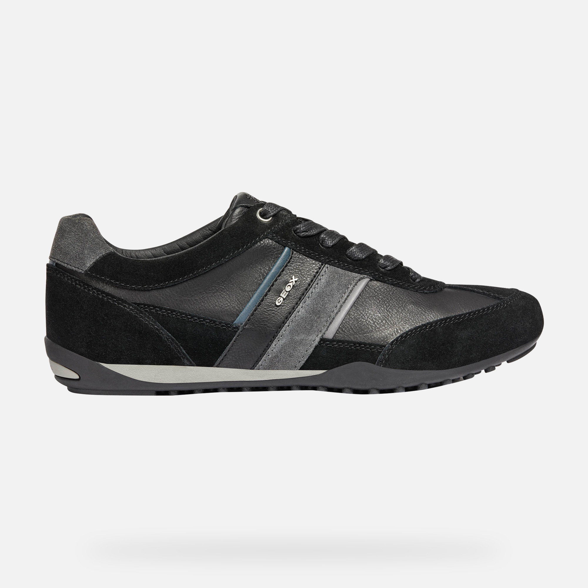 Black men's sneakers Geox Wells - Men's