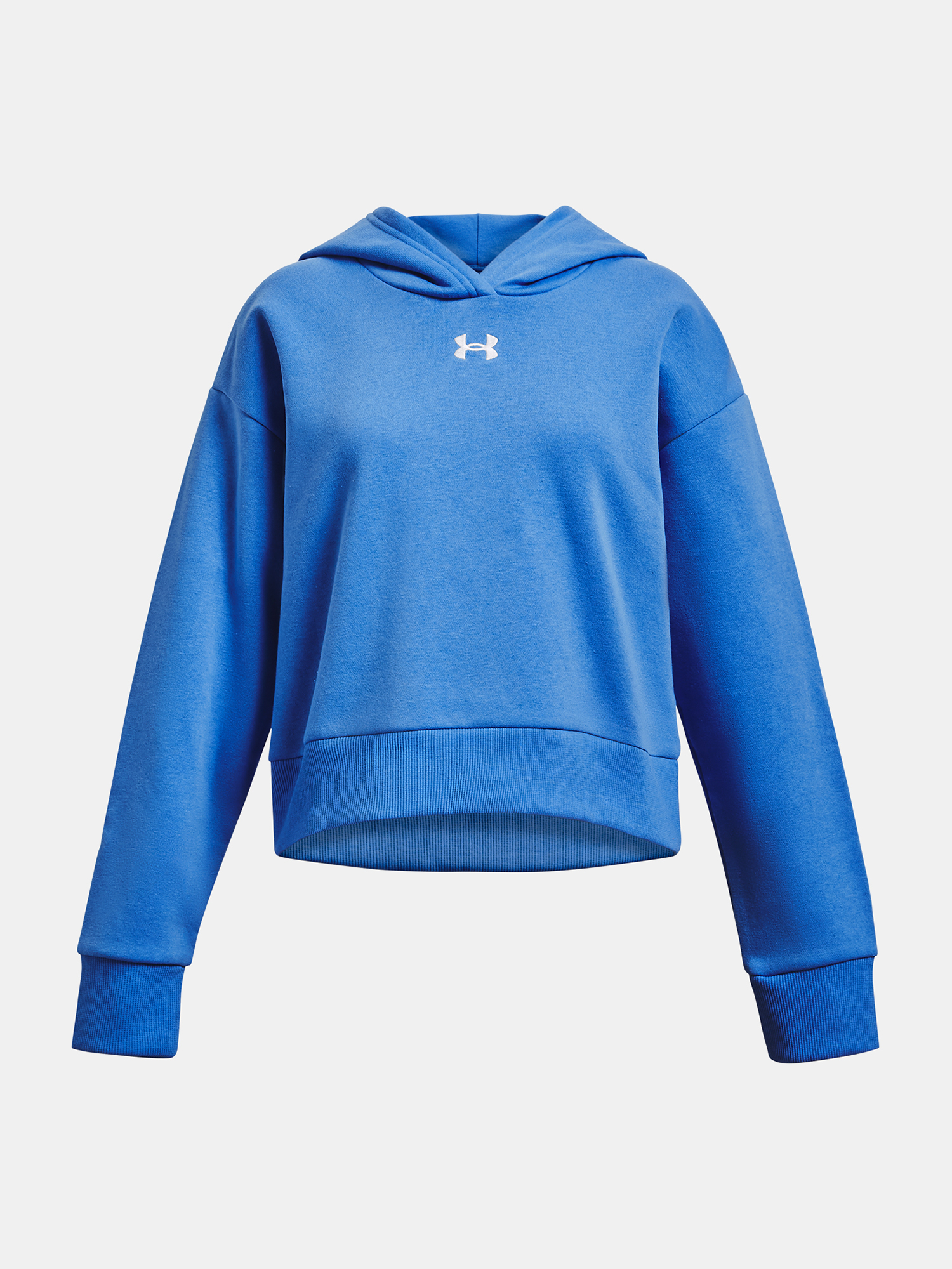 Under Armour Sweatshirt UA Rival Fleece Crop Hoodie-BLU - Girls