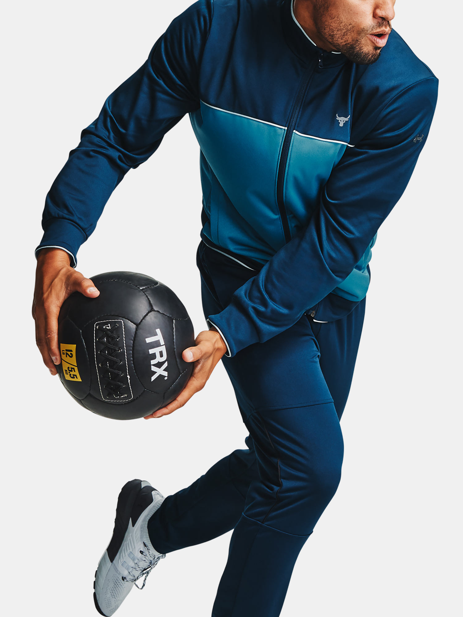 Under Armour Sweatshirt PJT ROCK KNIT TRACK JKT-NVY - Men's