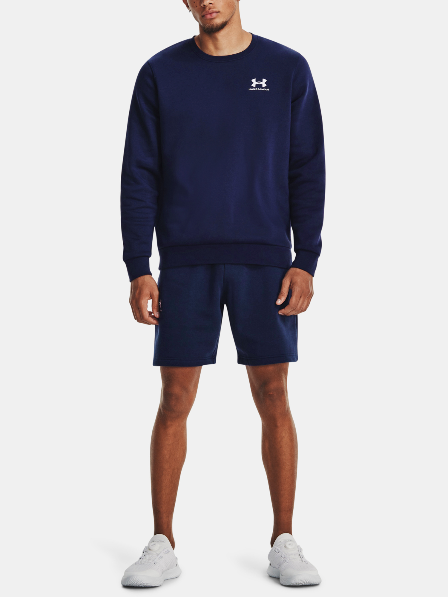 Under Armour Men&#039;s UA Essential Fleece Crew Sweatshirt - Mens