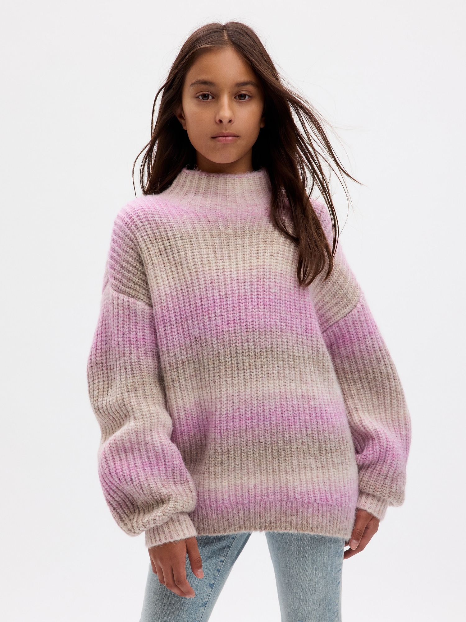 Детски пуловер GAP за момичета