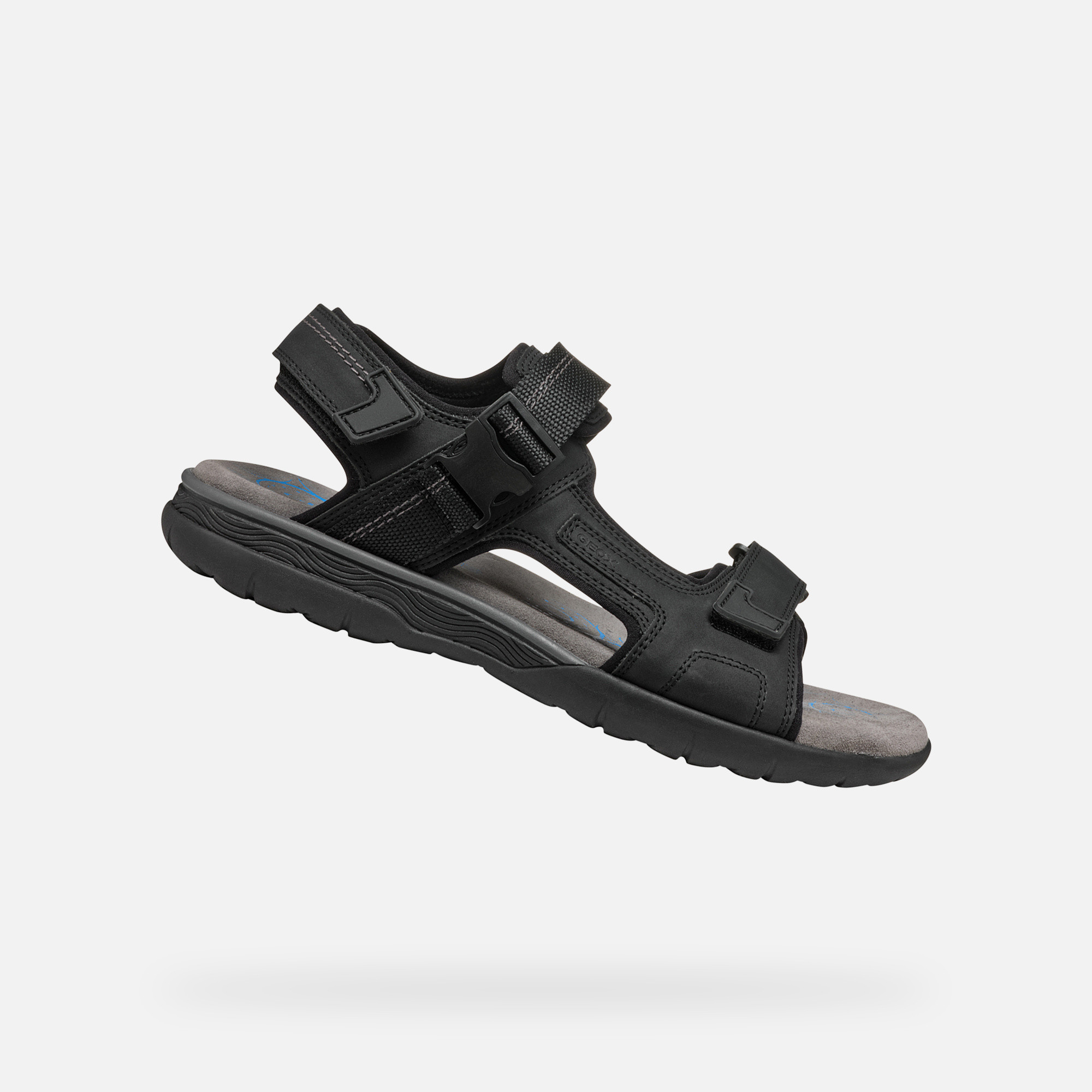 Black men&#039;s sandals Geox Spherica EC5 - Men
