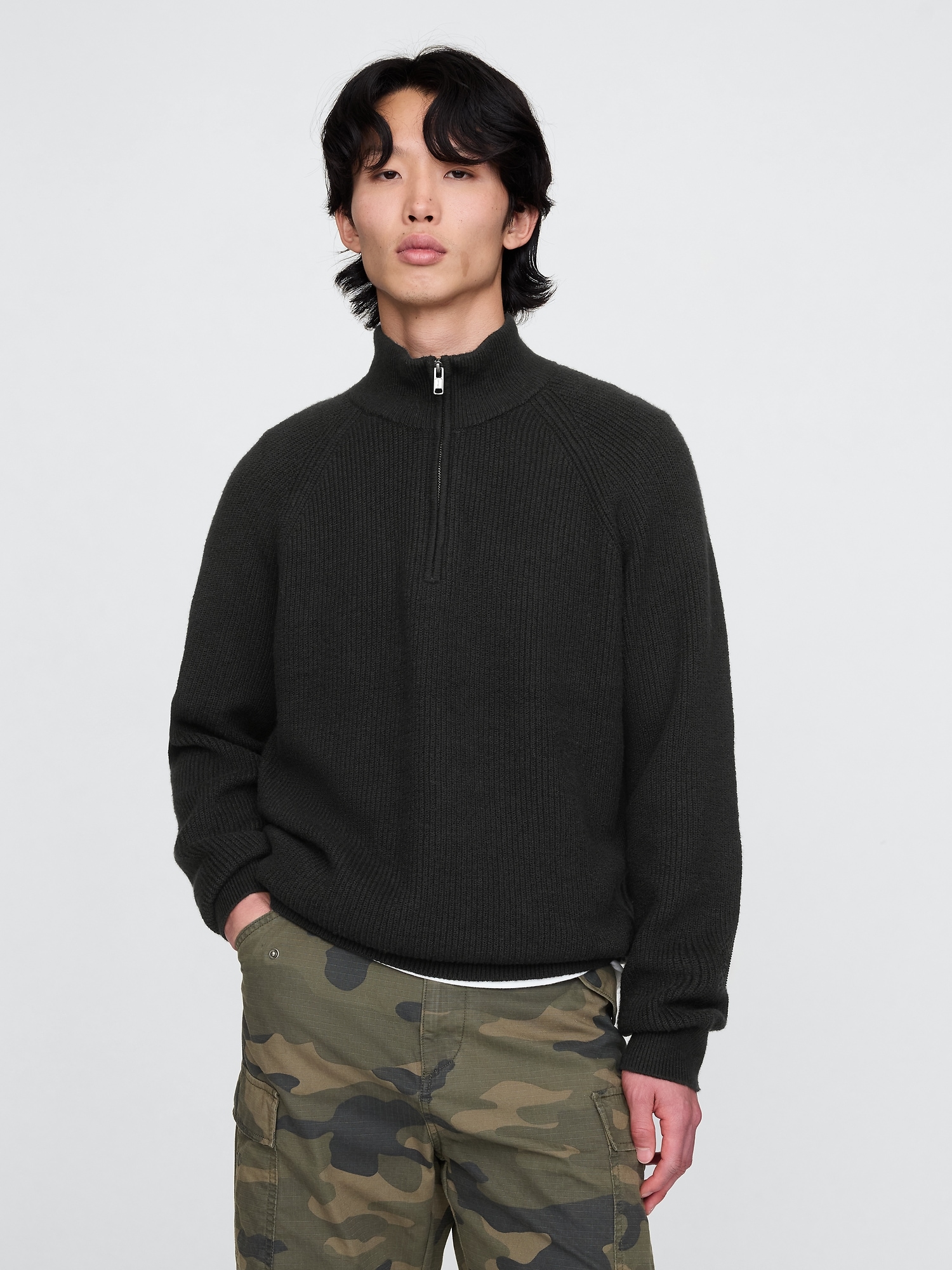 GAP Ribbed sweater CashSoft - Men&#039;s