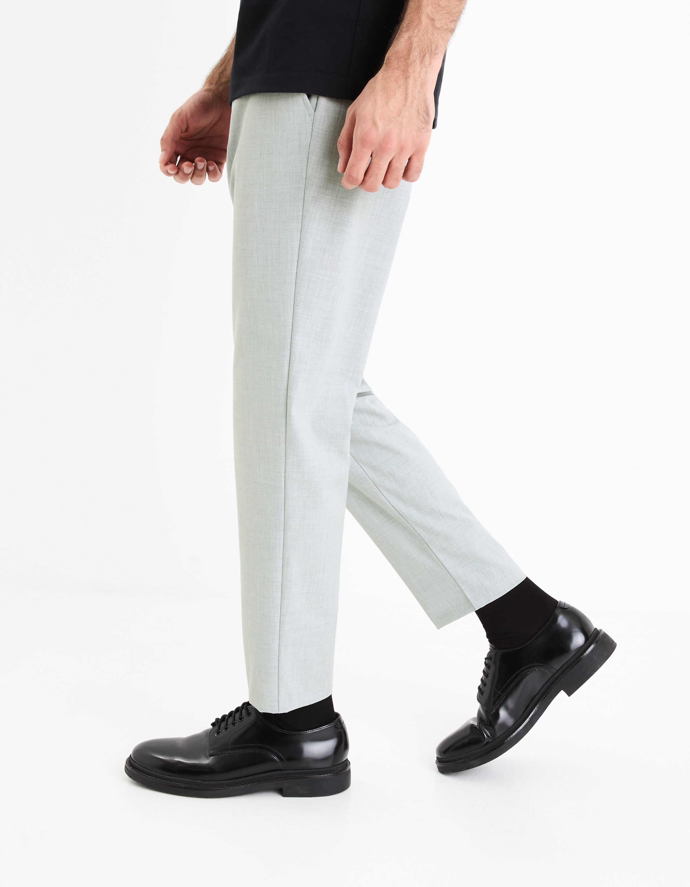 Pantaloni casual pentru barbati Celio - gri deschis