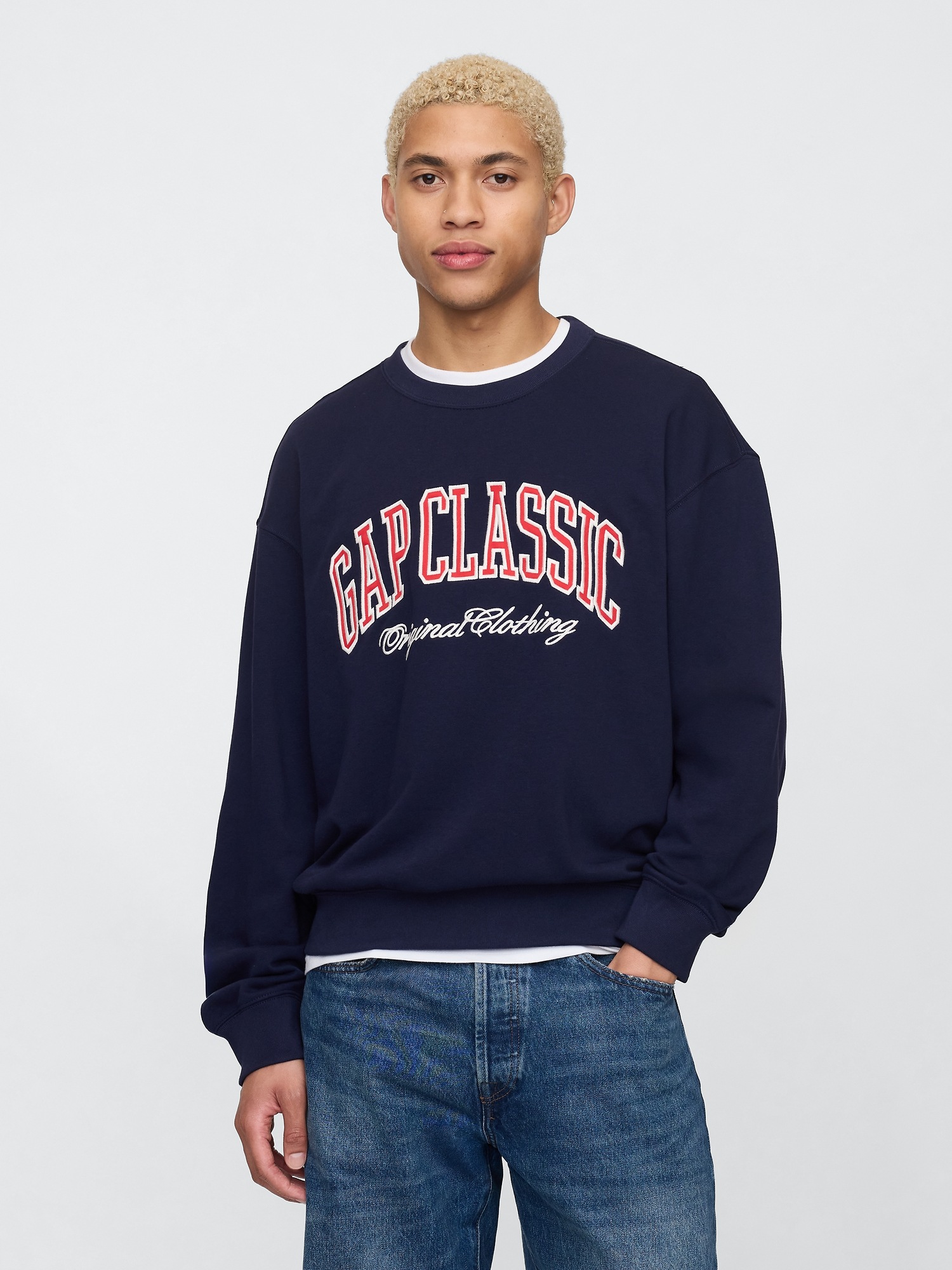 GAP Oversize sweatshirt with logo - Men&#039;s