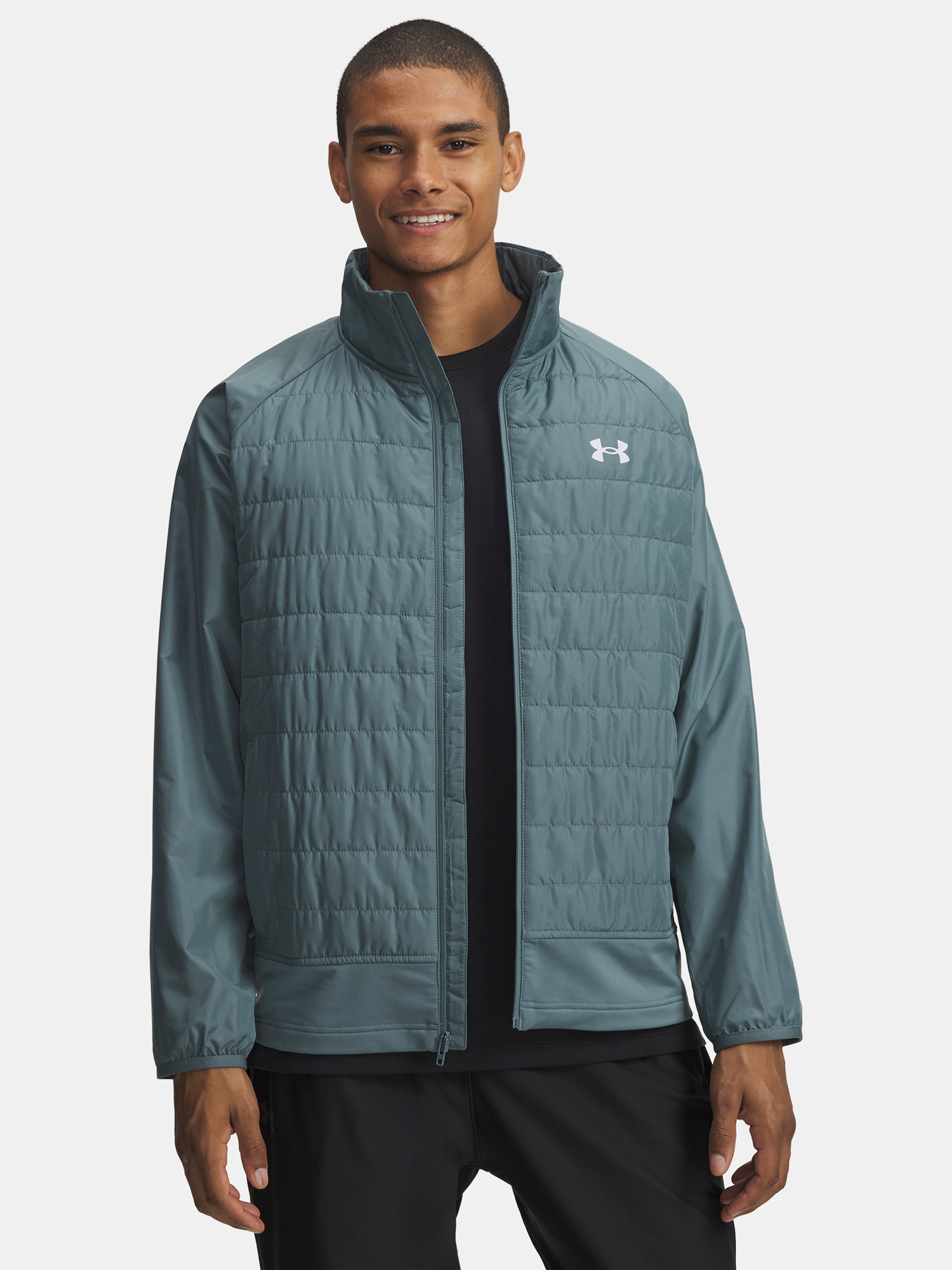 Men&#039;s Under Armour UA Launch Insulated Jacket-BLU - Mens