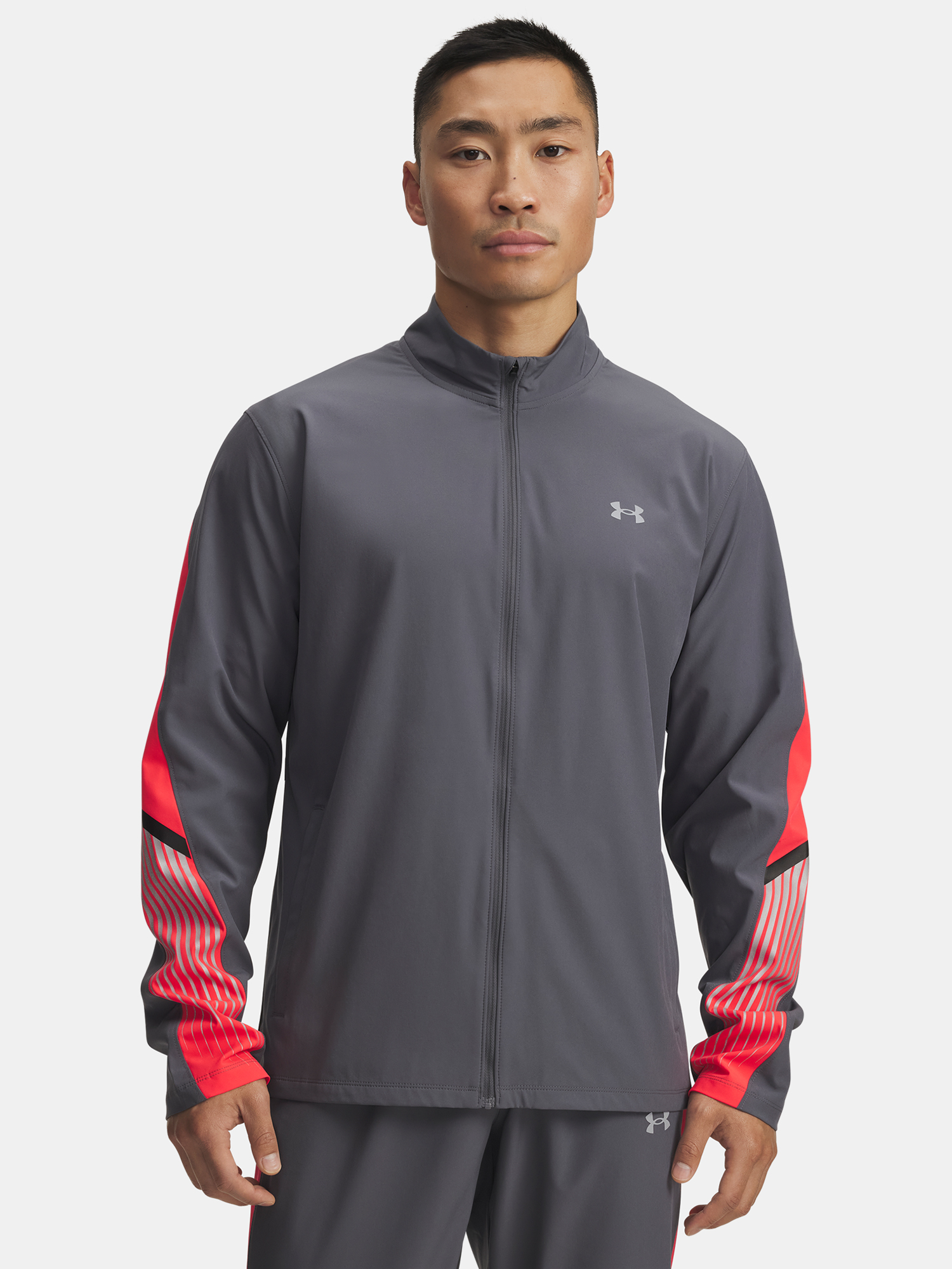 Men&#039;s Under Armour UA Velociti Storm Jacket-GRY - Mens