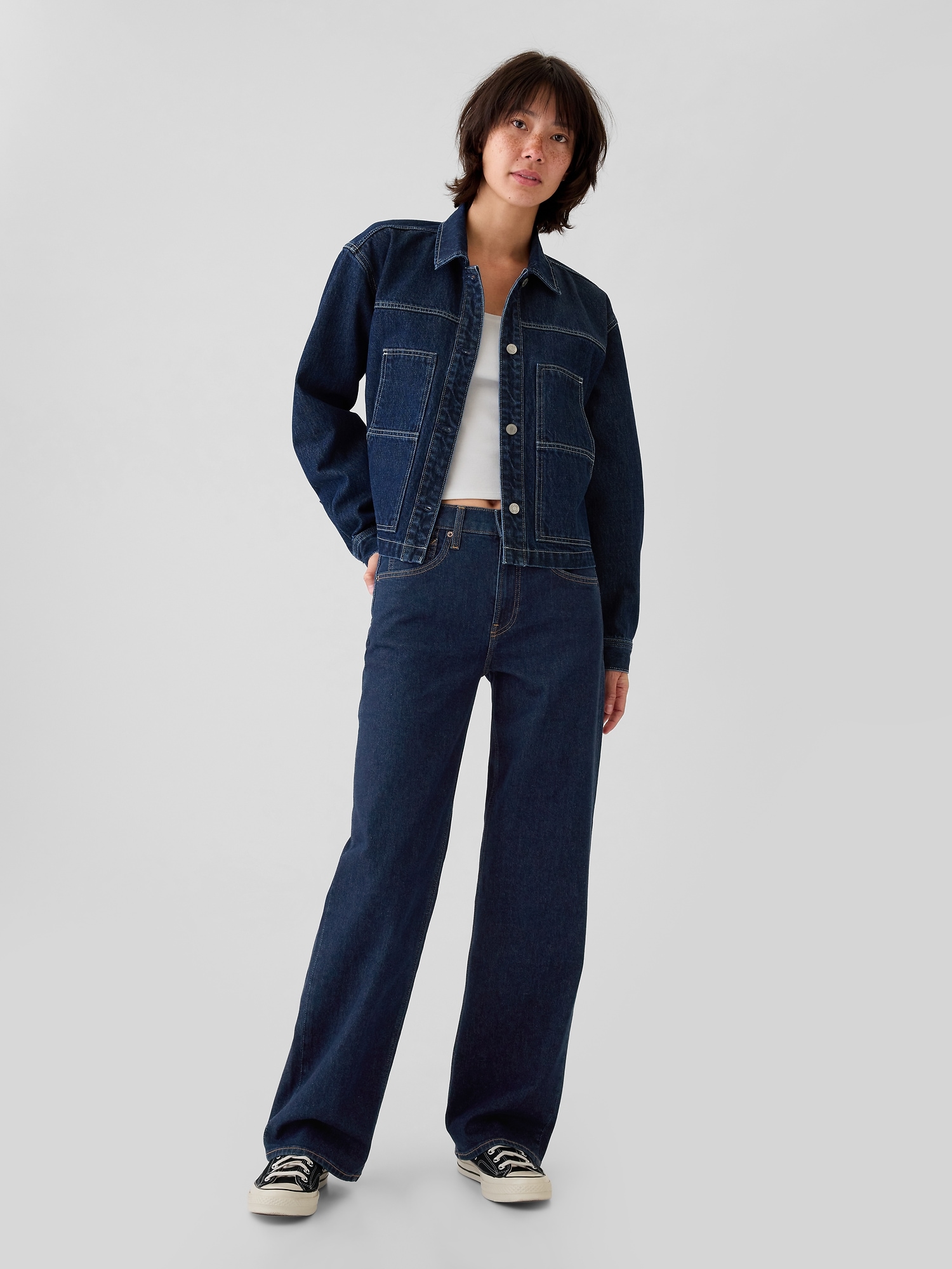 GAP Jeans &#039;90s Loose Mid Rise - Women&#039;s