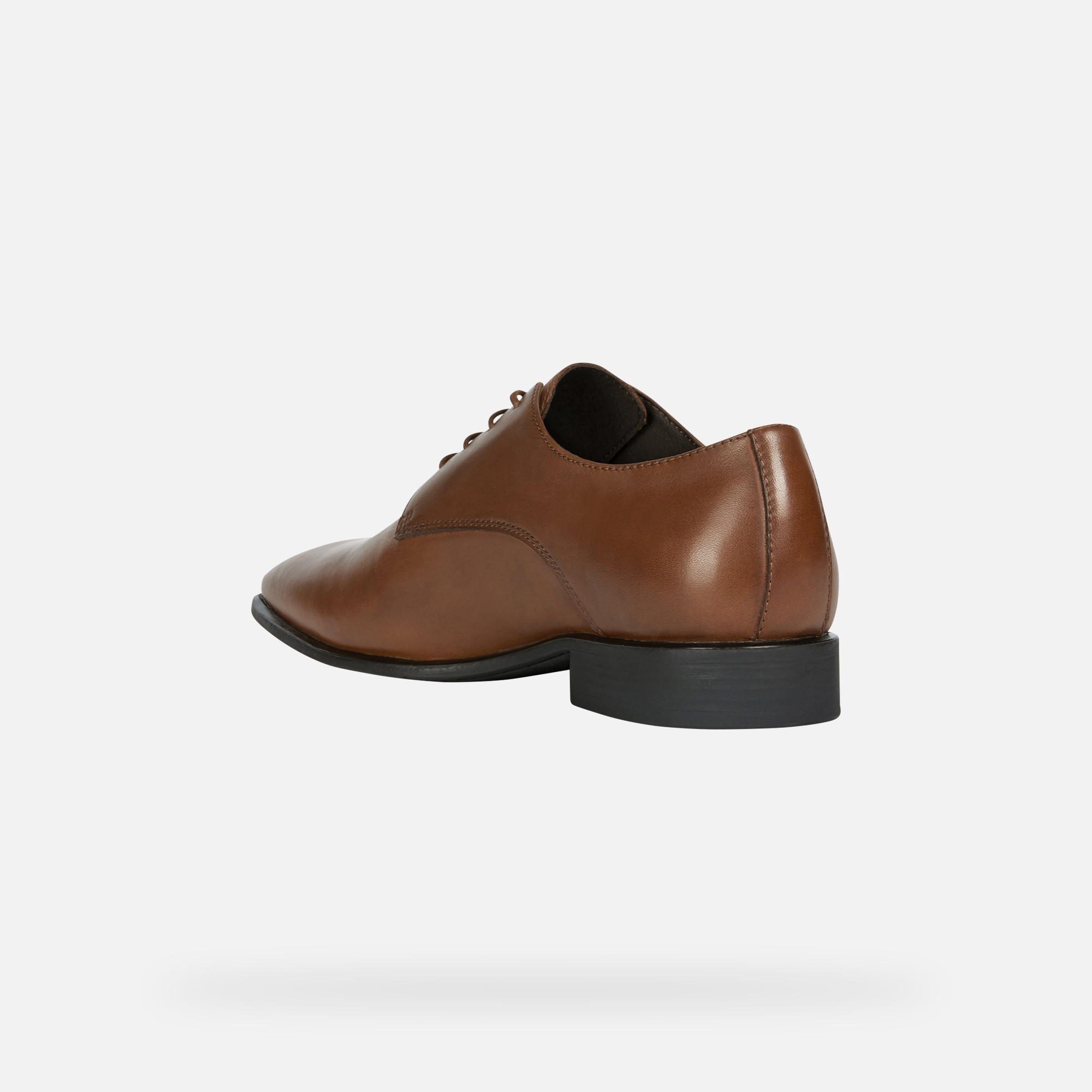 Dark brown men&#039;s formal shoes Geox High Life - Men