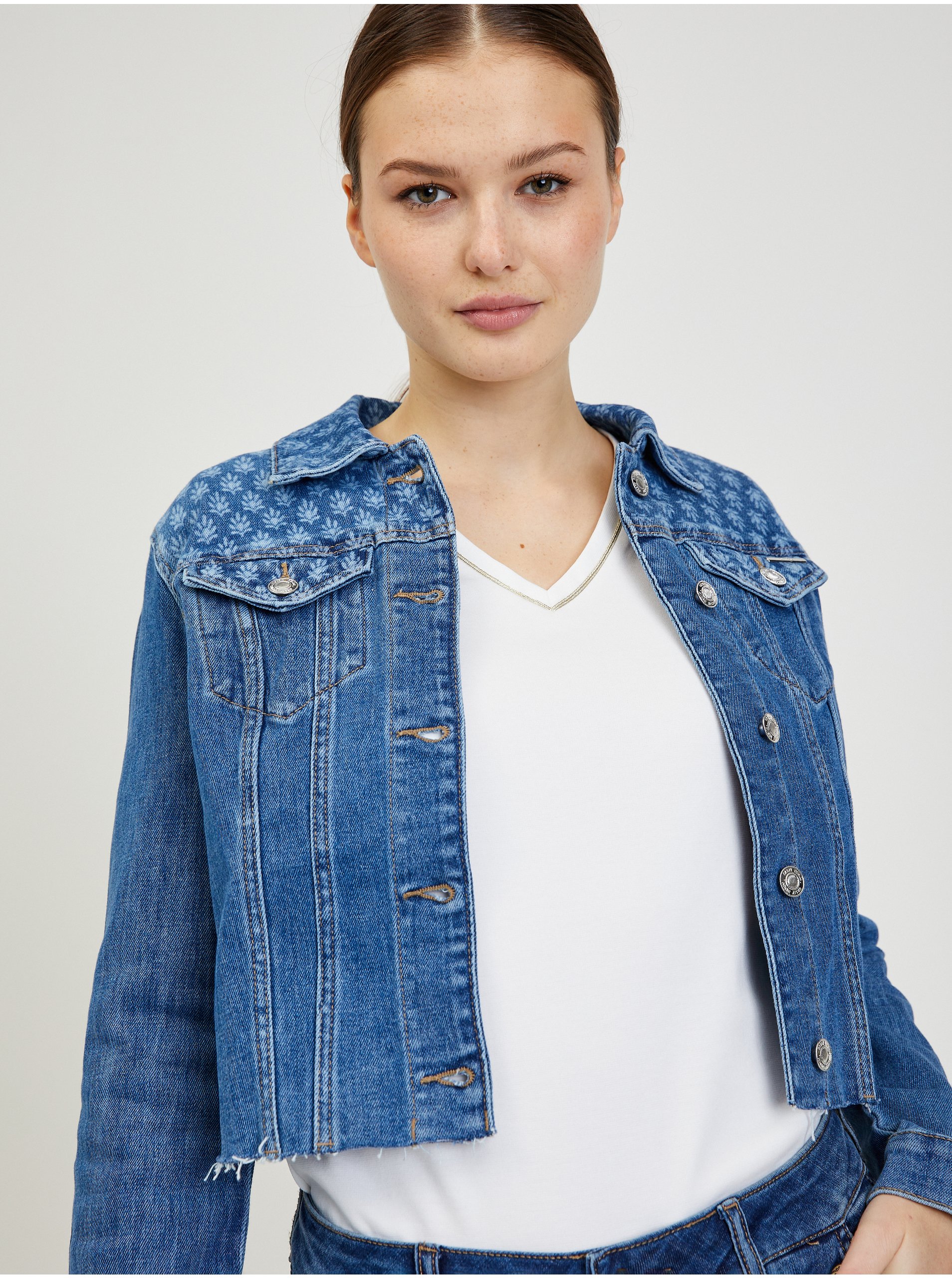 Jachete din denim pentru femei ORSAY - albastru