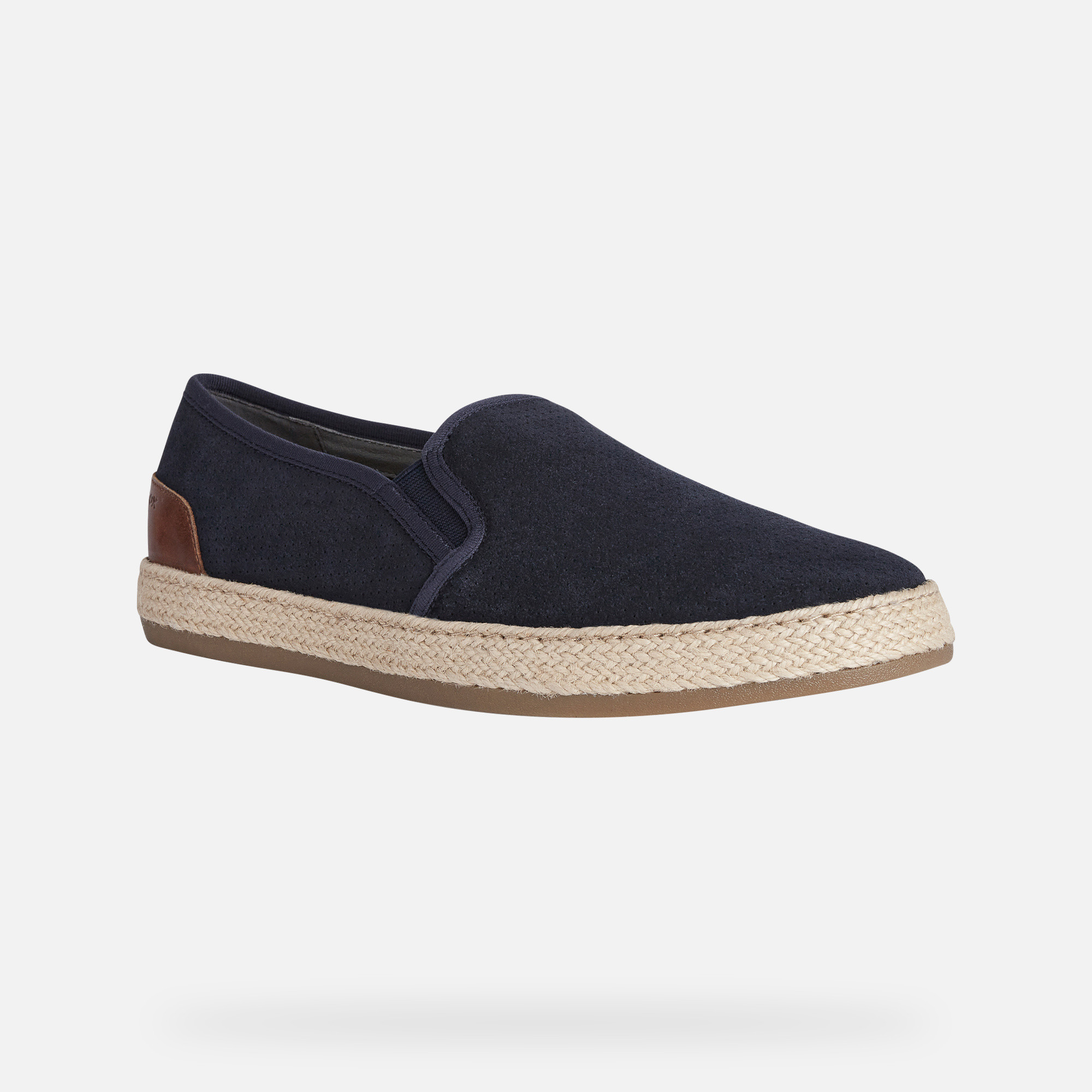 Dark blue men's slip on sneakers Geox Pantelleria - Men's