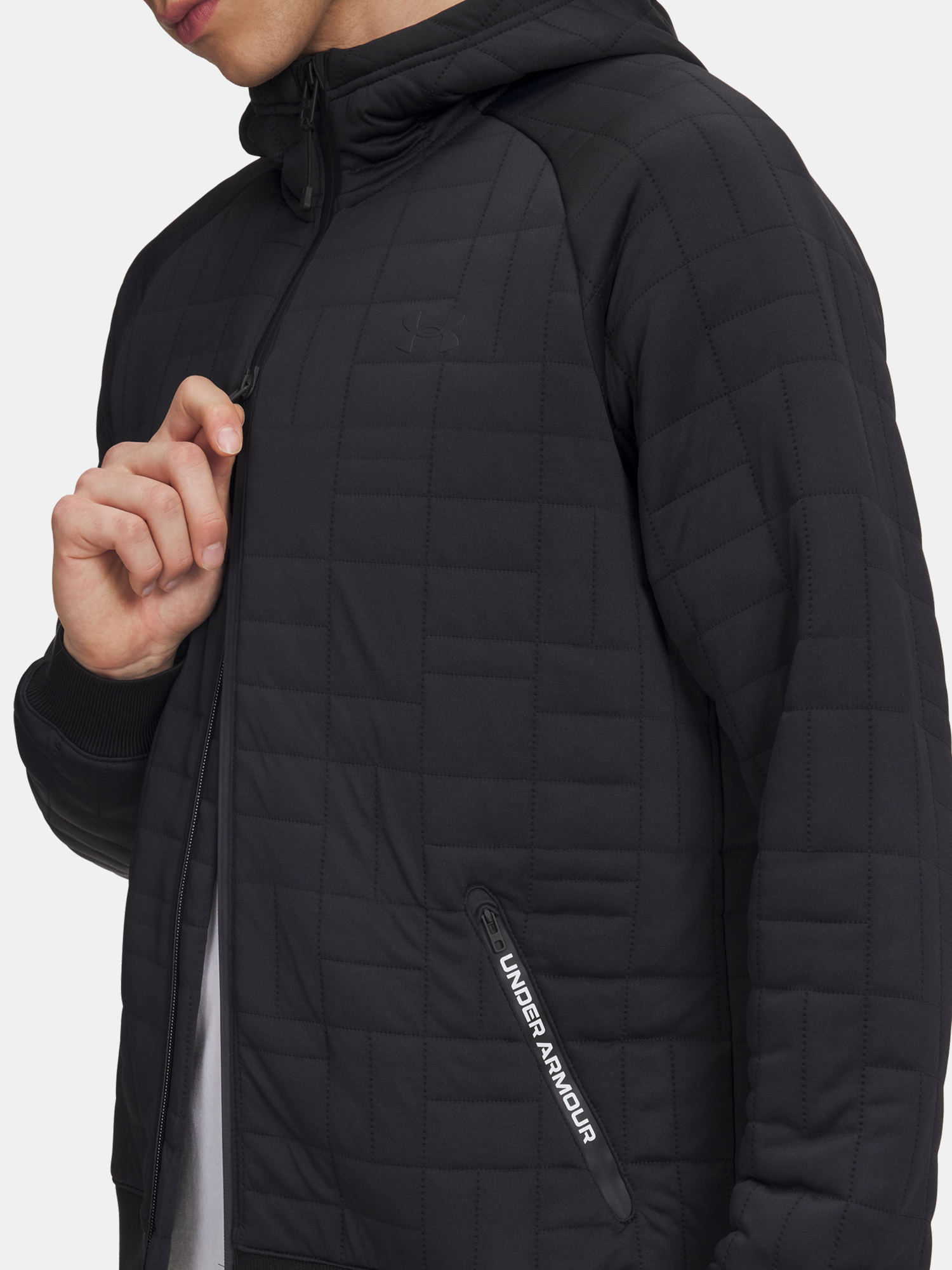 Under Armour UA Unstoppable Flc Txtr FZ-BLK Men's Sweatshirt - Men's