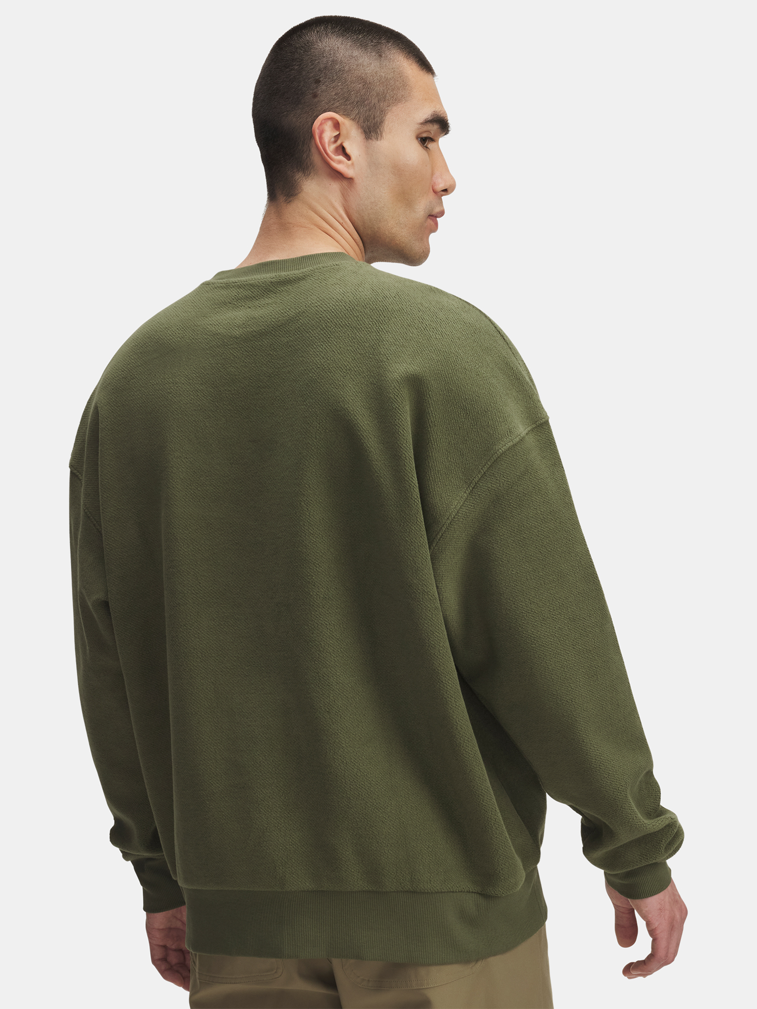 Men's sweatshirt Under Armour UA Icon Rev Terry Crew-GRN - Men's