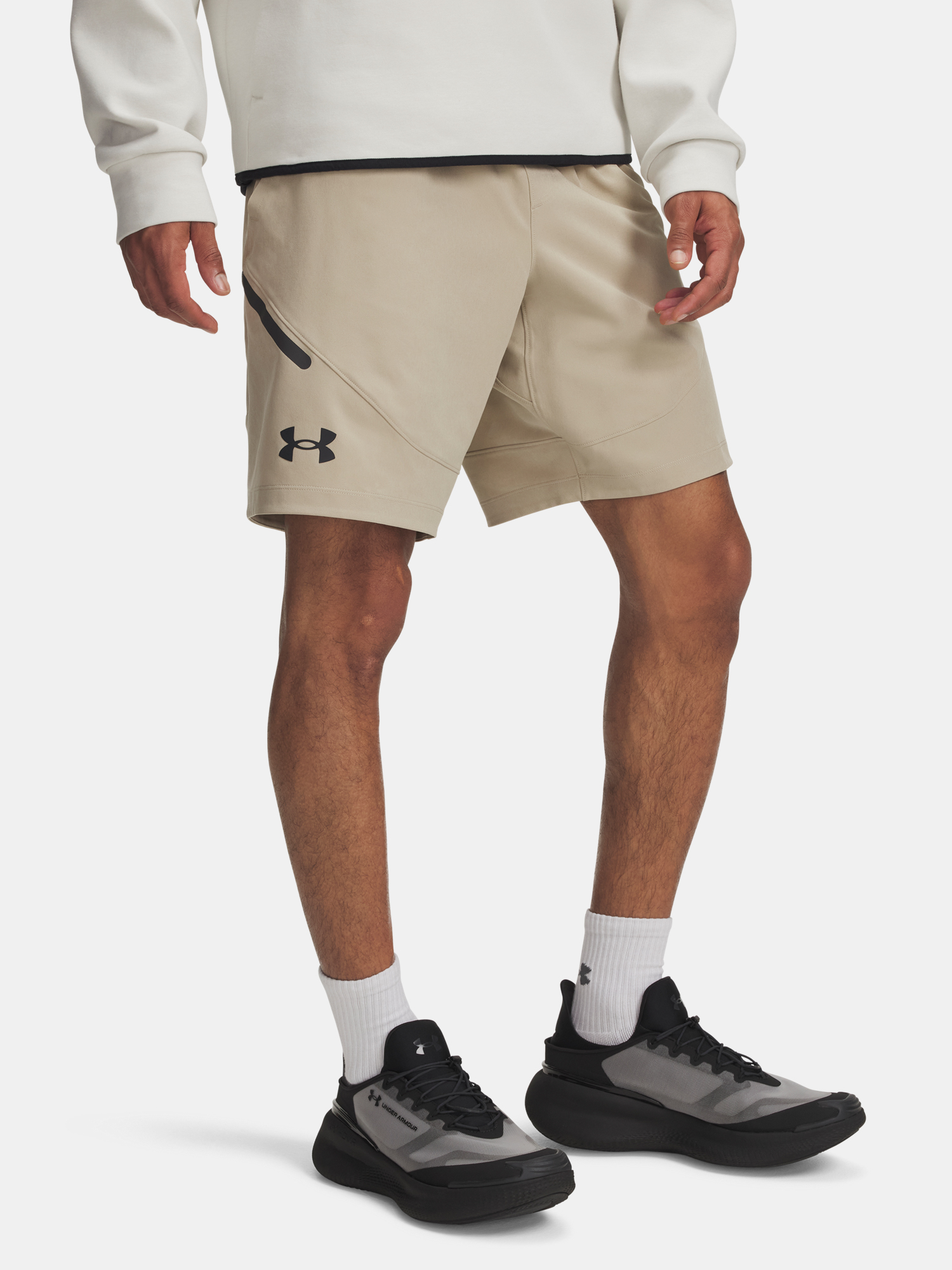 Mens shorts Under Armour UA Unstoppable Shorts-BRN - Mens