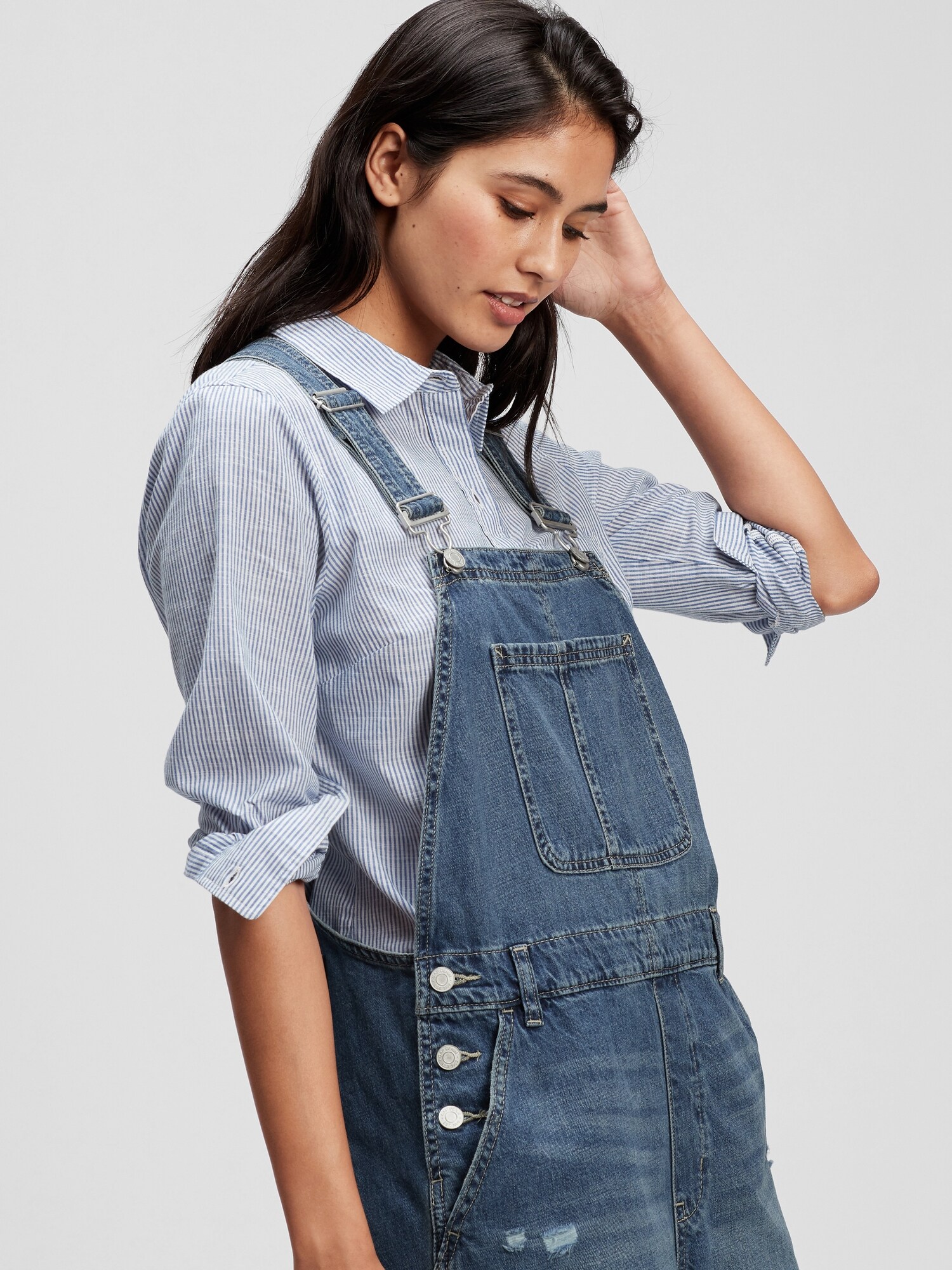 Pantaloni scurți GAP Denim cu pantaloni scurți shortall cu Washwell