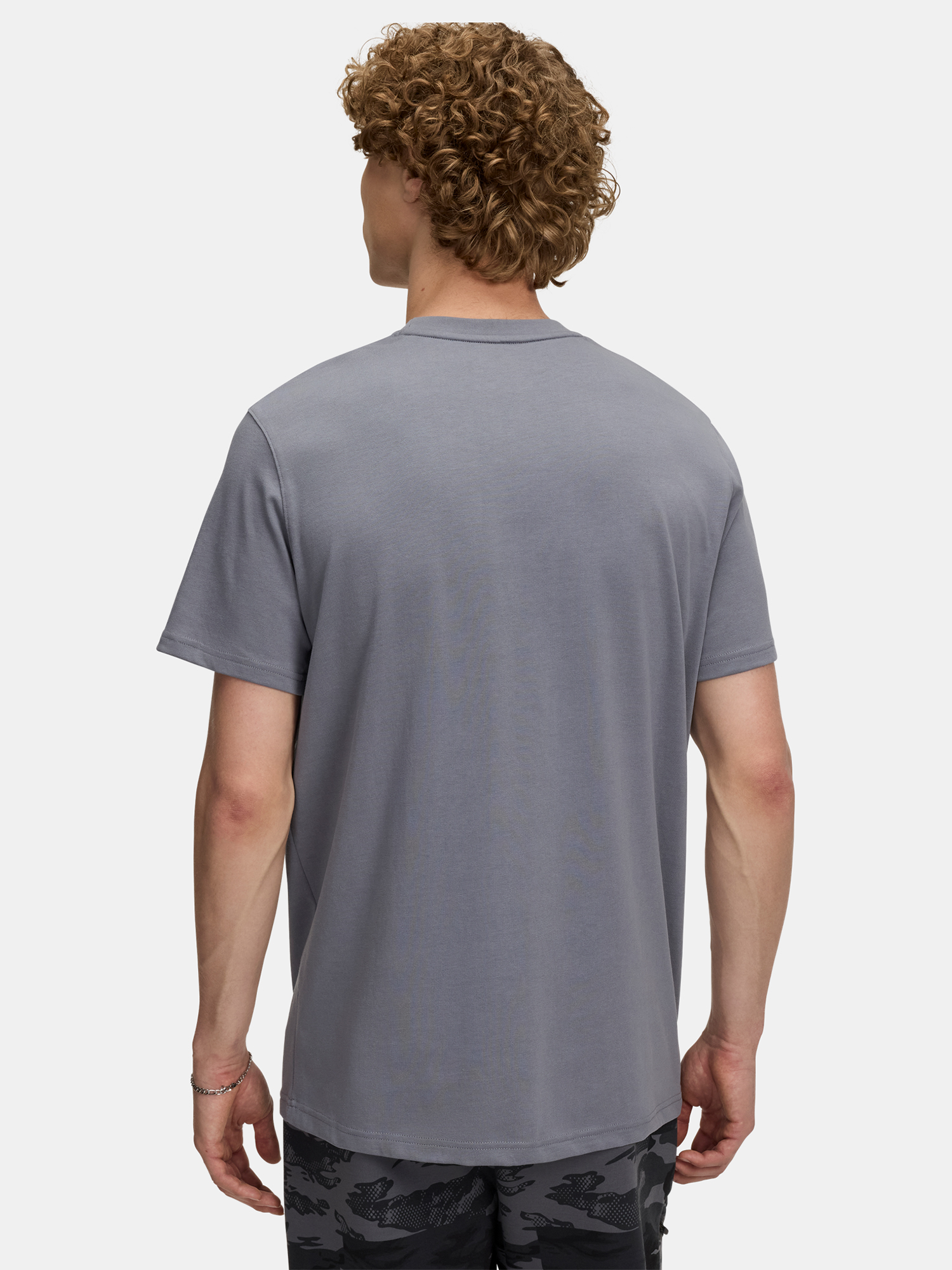 Men's T-shirt Under Armour UA M LOGO EMB HEAVYWEIGHT SS-GRY - Men's