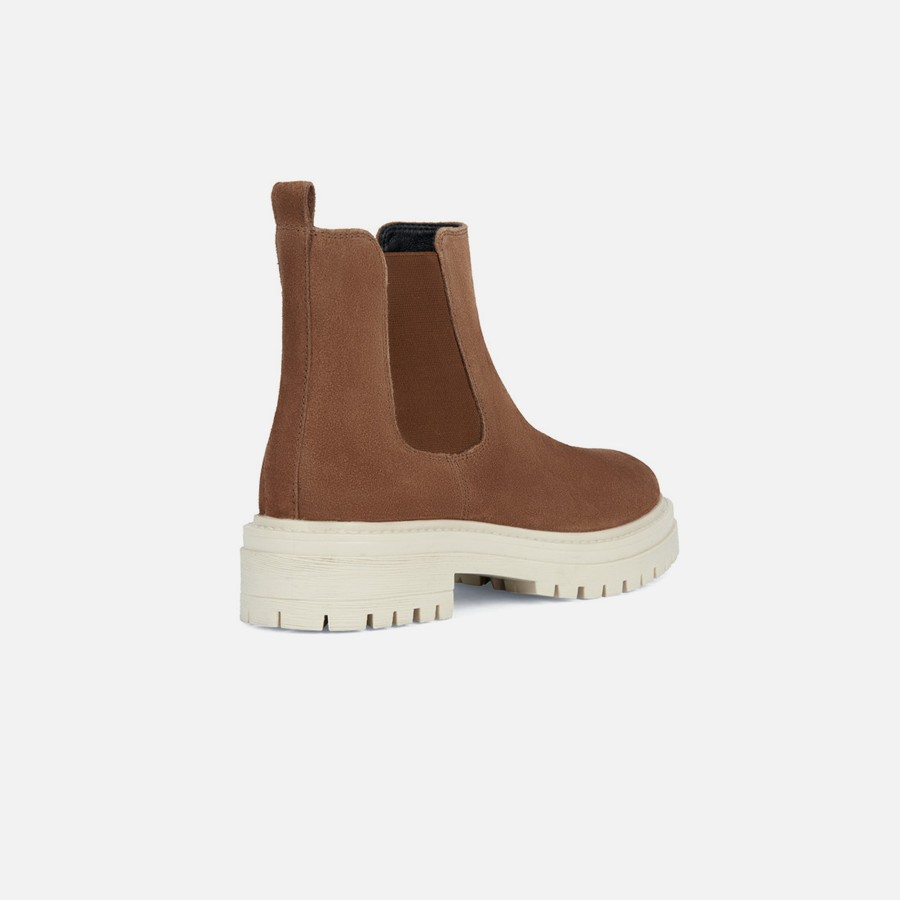 Brown women's ankle boots Geox Iridea - Women's