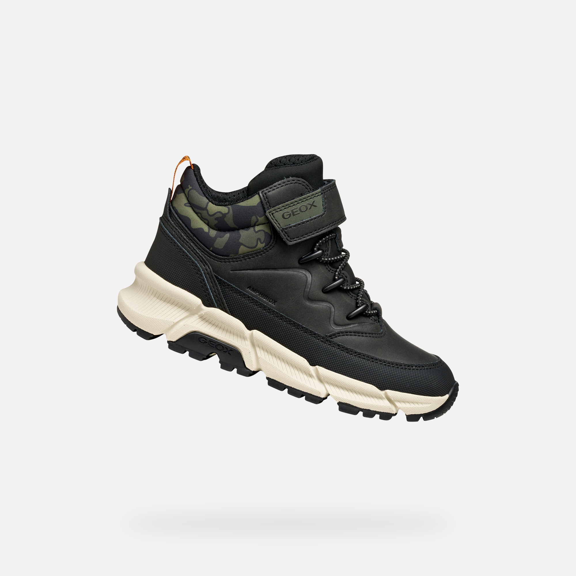 Black boys ankle boots Geox Flexyper Plus - Boys