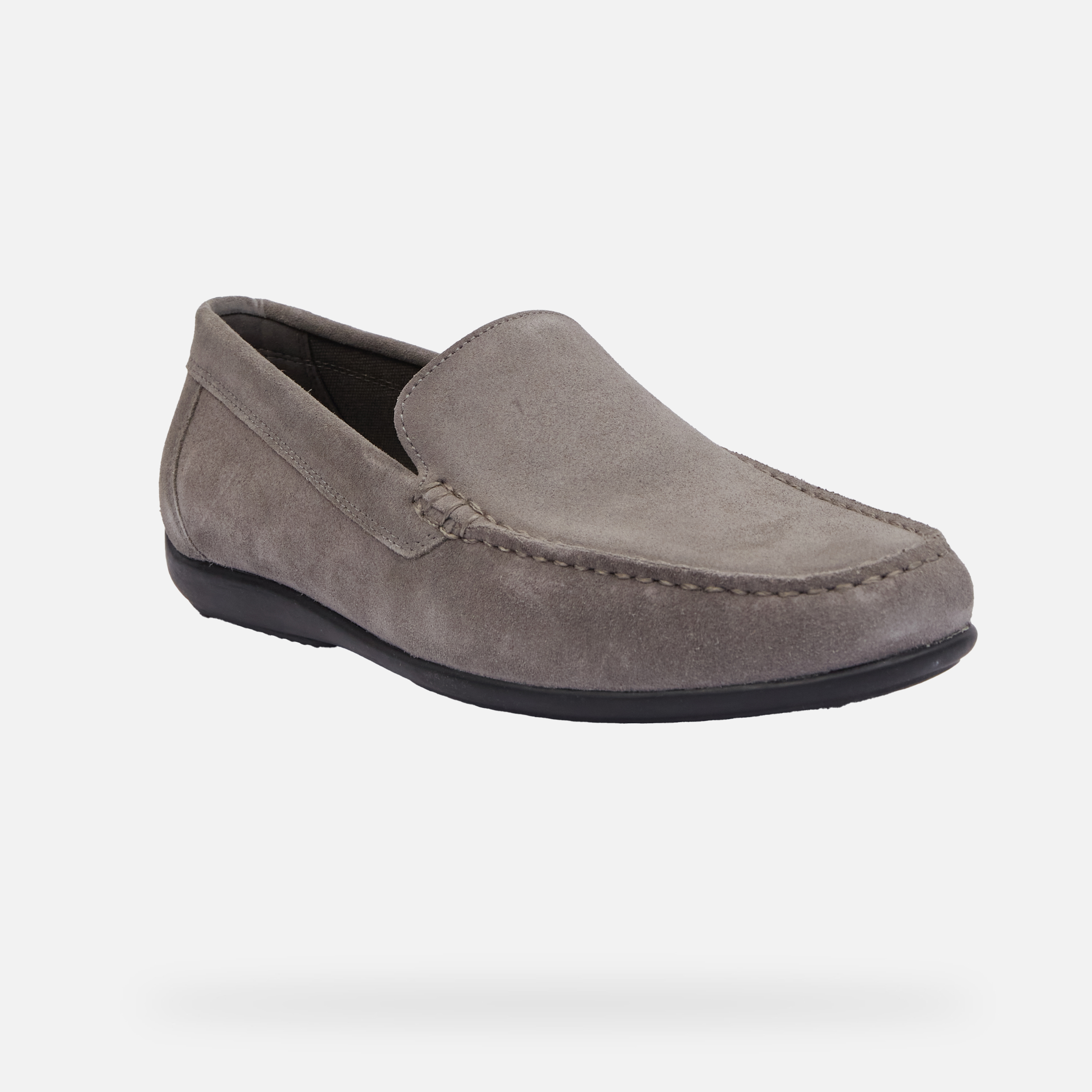 Grey men&#039;s moccasins Geox Ascanio - Men&#039;s