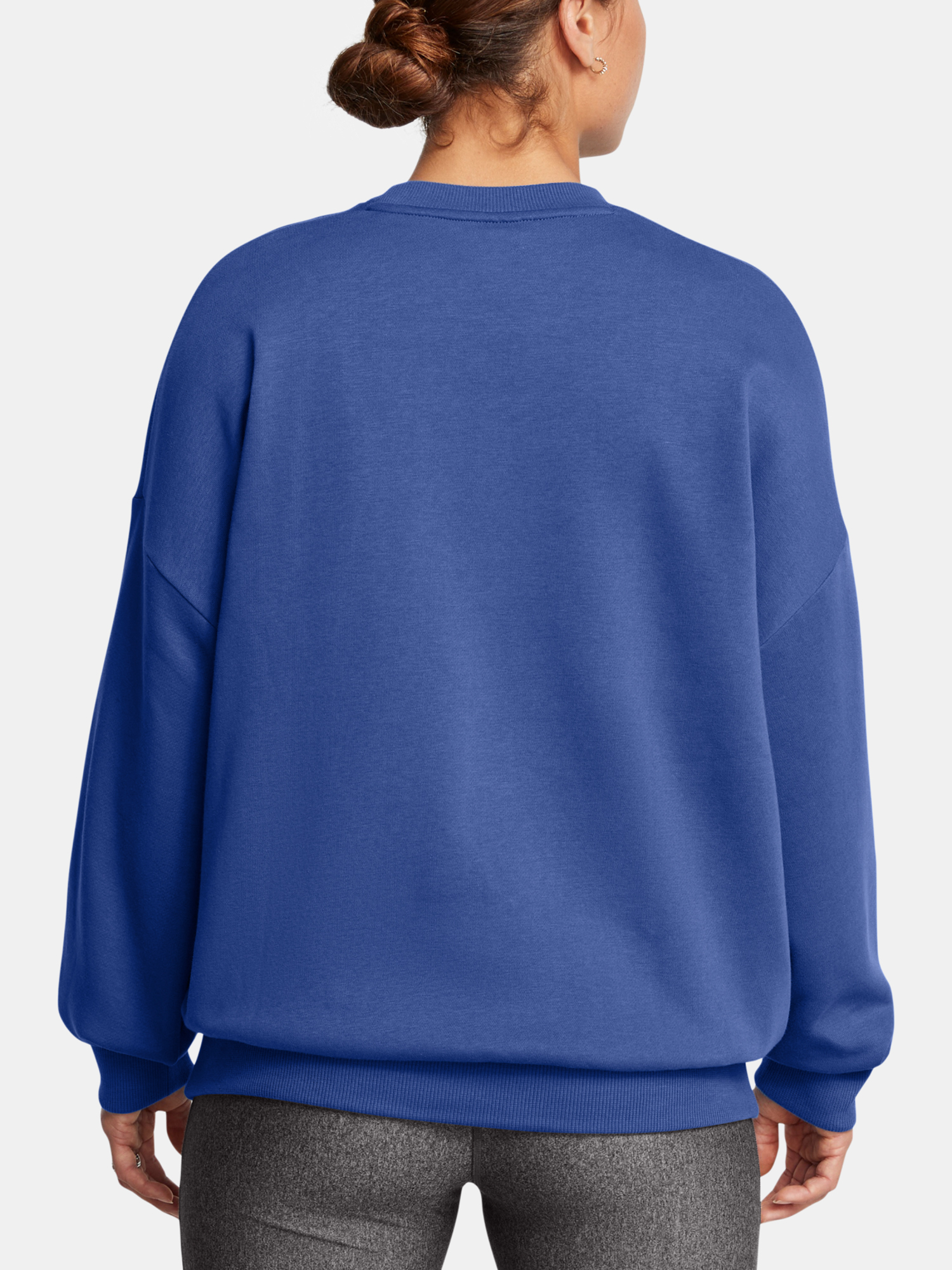 Women&#039;s sweatshirt Under Armour Rival Fleece WordmarkOS Crew-BLU - Women&#039;s