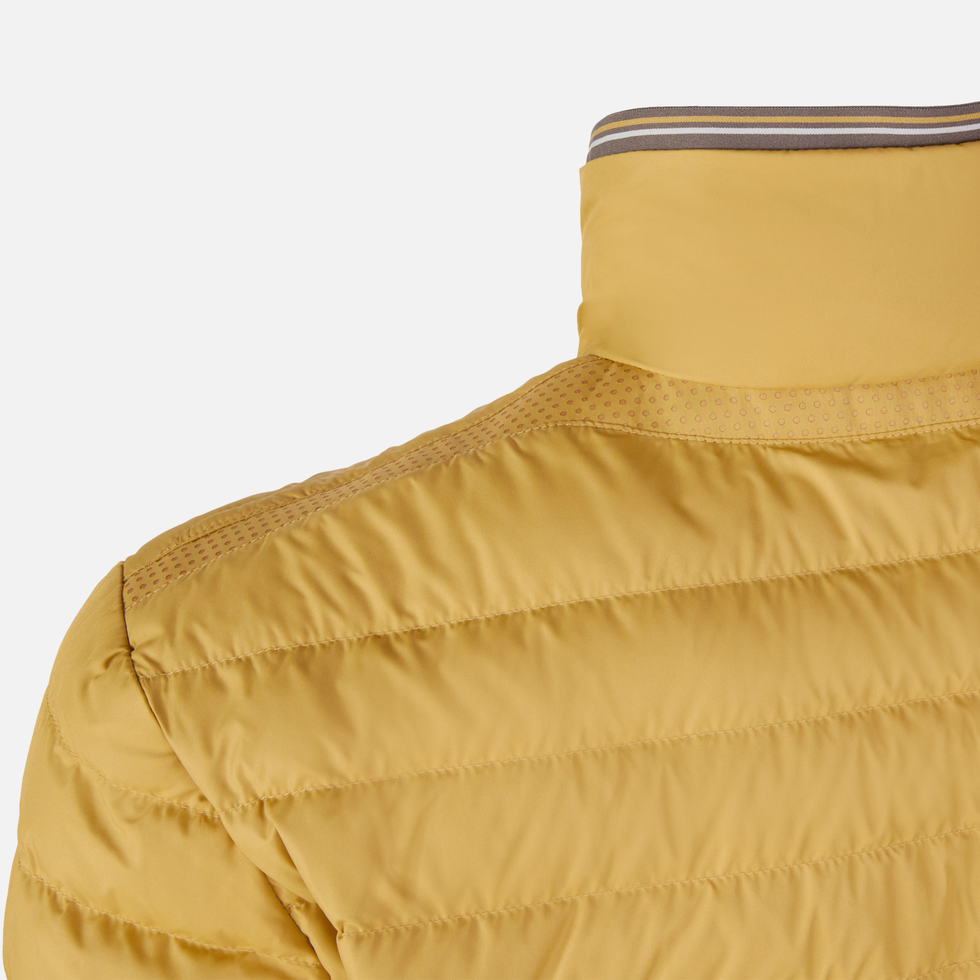 Geacă de puf galbenă pentru bărbați Geox Warrens