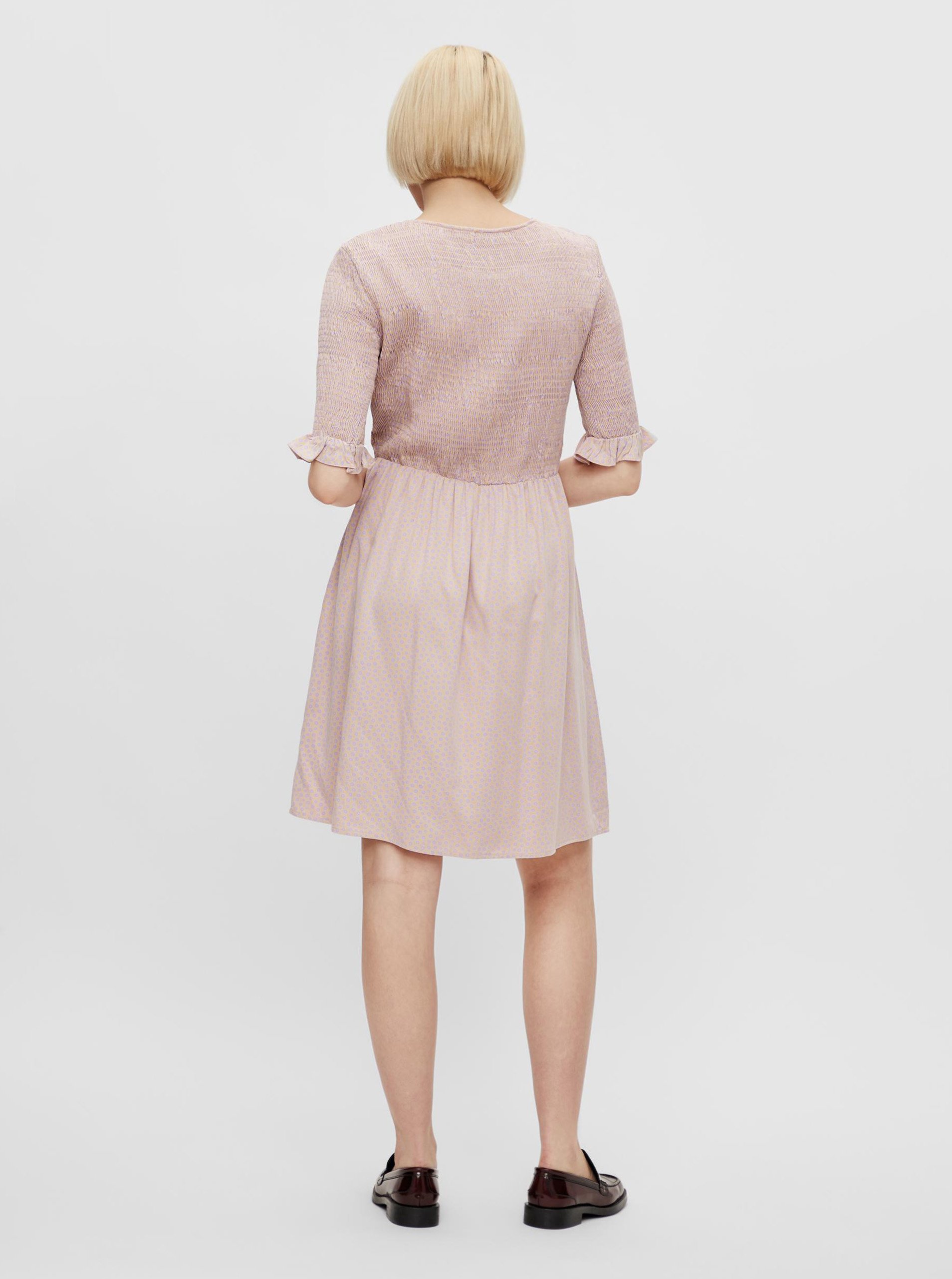 Rochii casual pentru femei Pieces - roz deschis