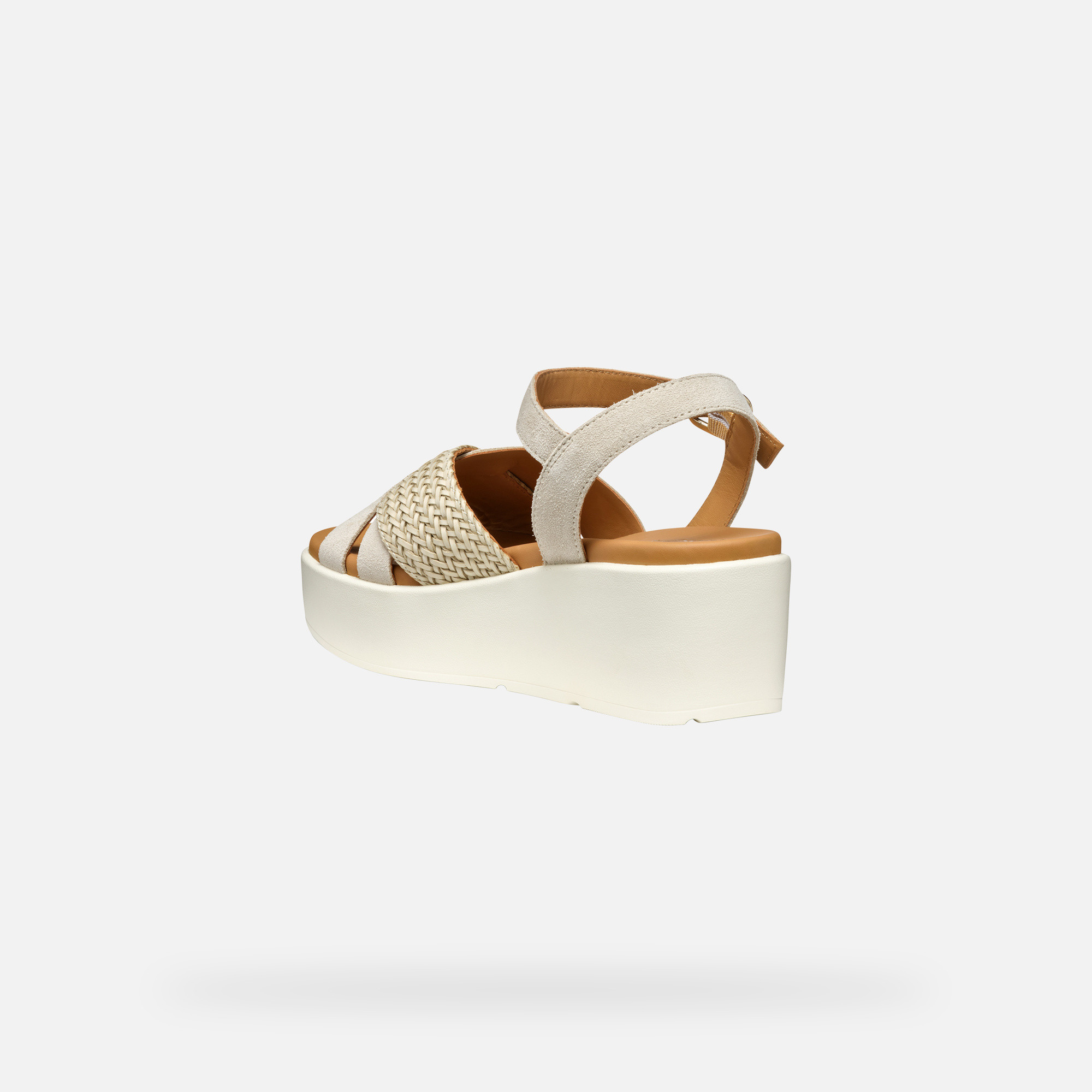 Beige women's sandals Geox XAN2.2S - Women's