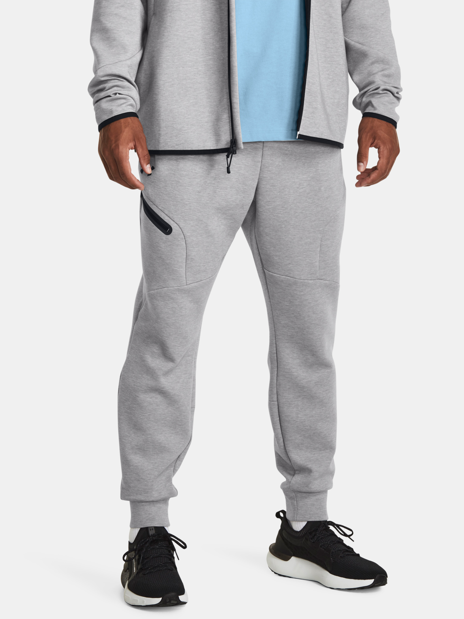 Under Armour Sweatpants UA Unstoppable Flc Joggers - GRY - Men's