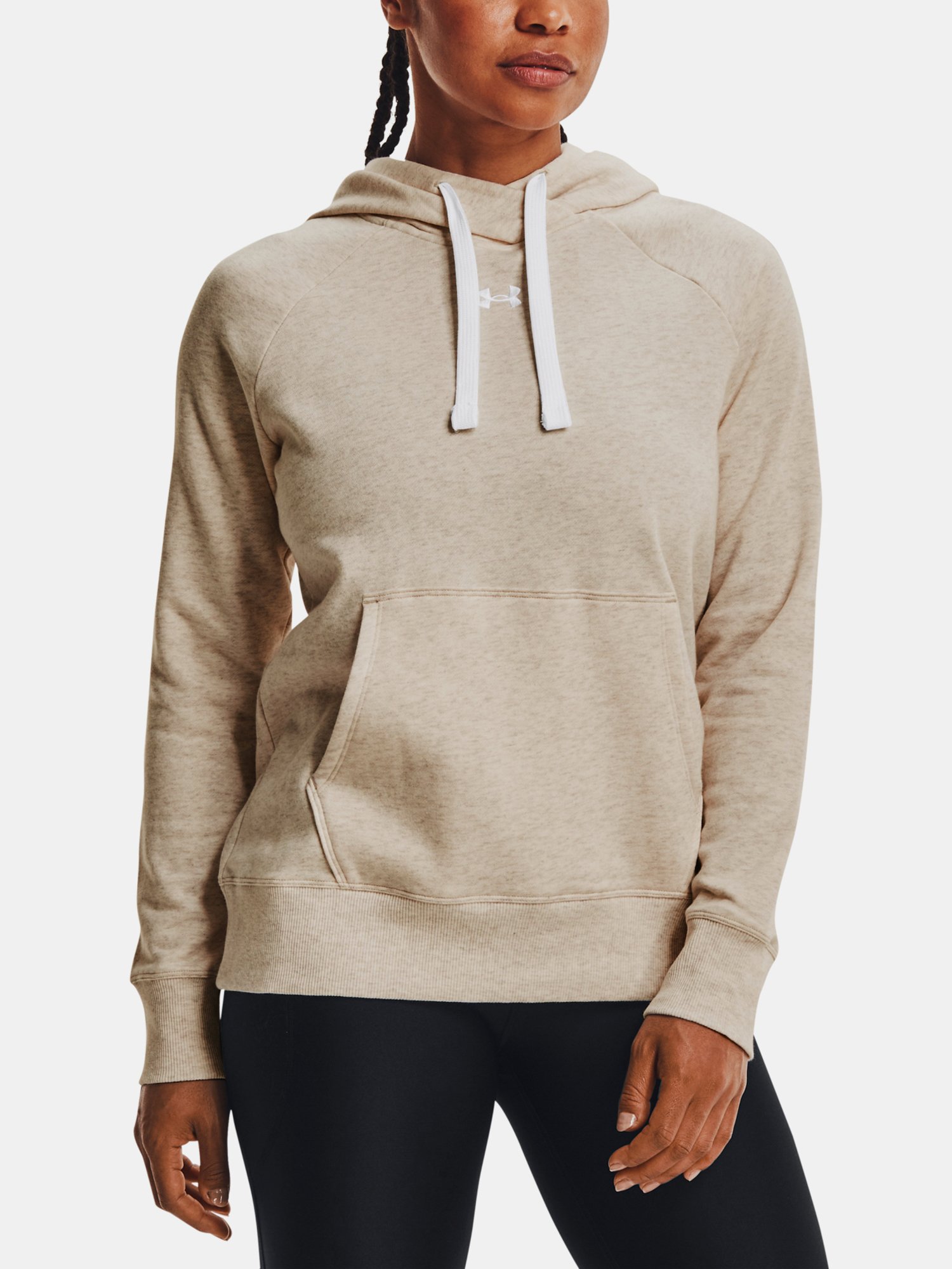 Under Armour Sweatshirt Rival Fleece HB Hoodie-BRN - Women