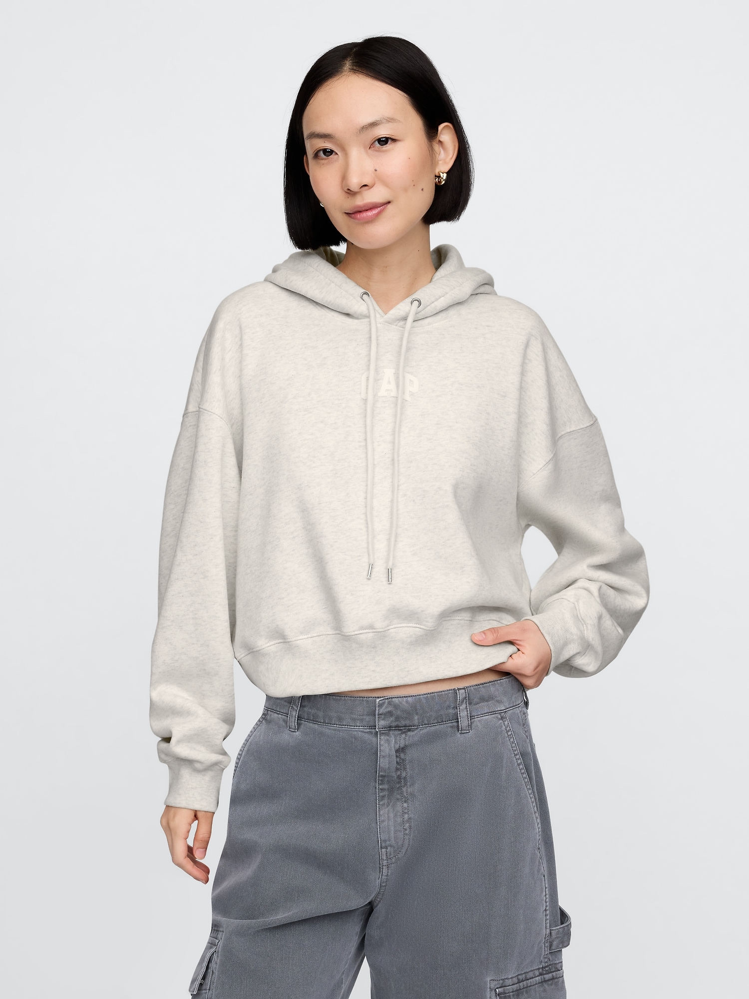 GAP Crop sweatshirt with logo - Women's