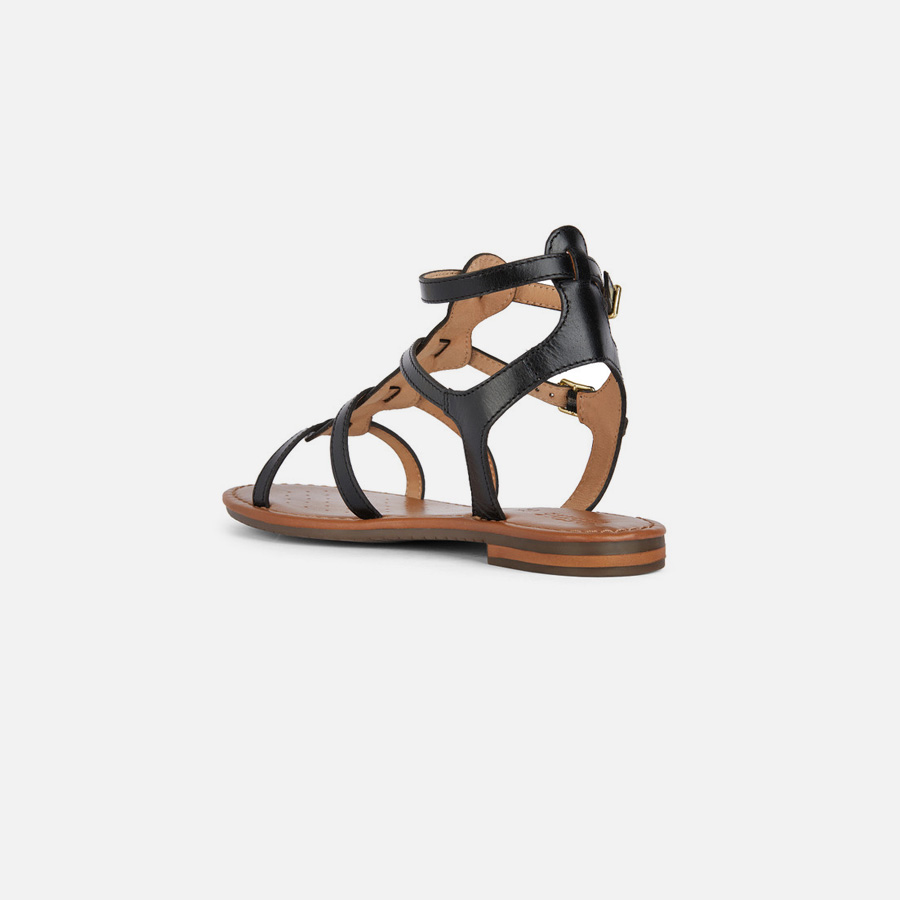 Black women&#039;s sandals Geox Sozy S - Women&#039;s