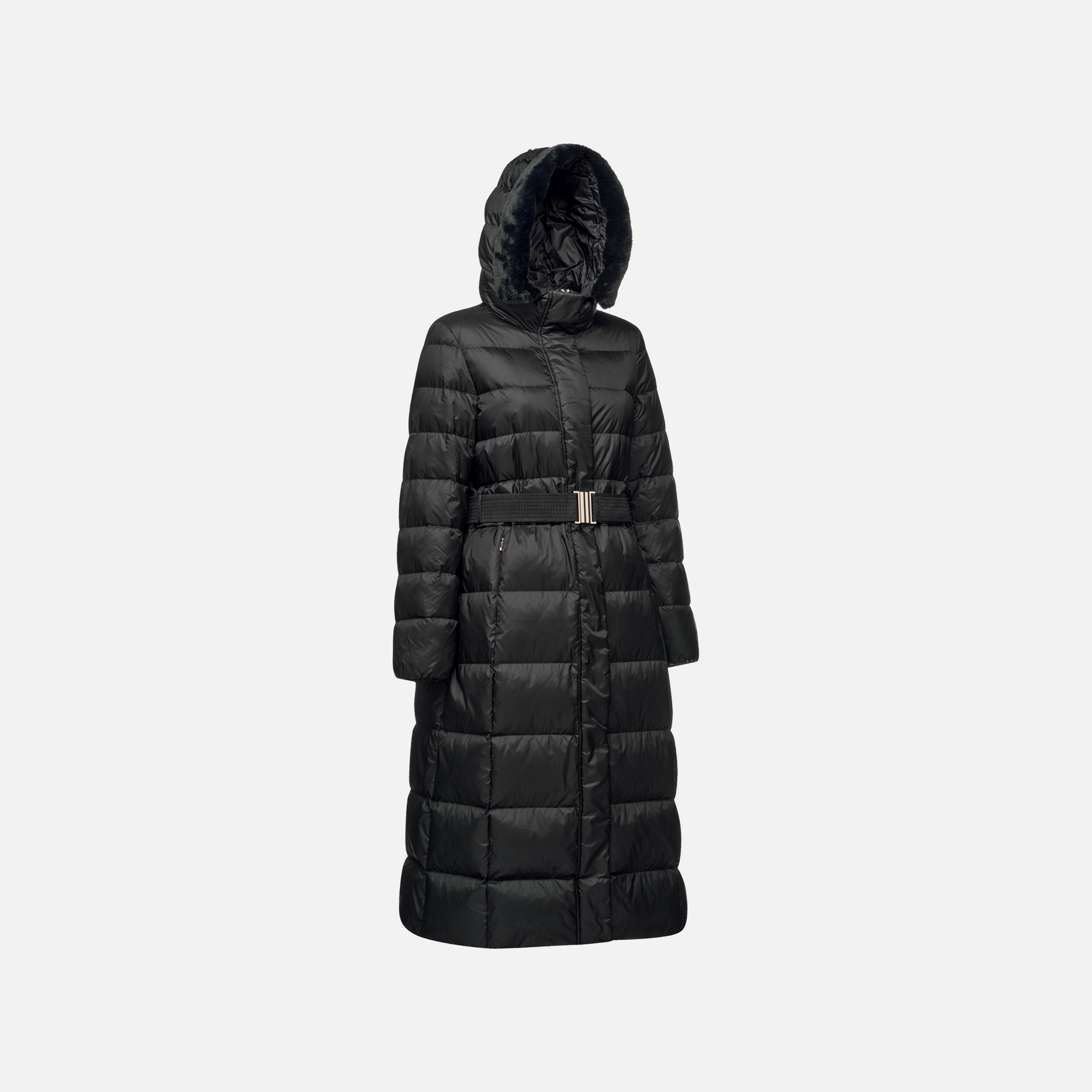 Black women's down jacket Geox Pheby - Women's