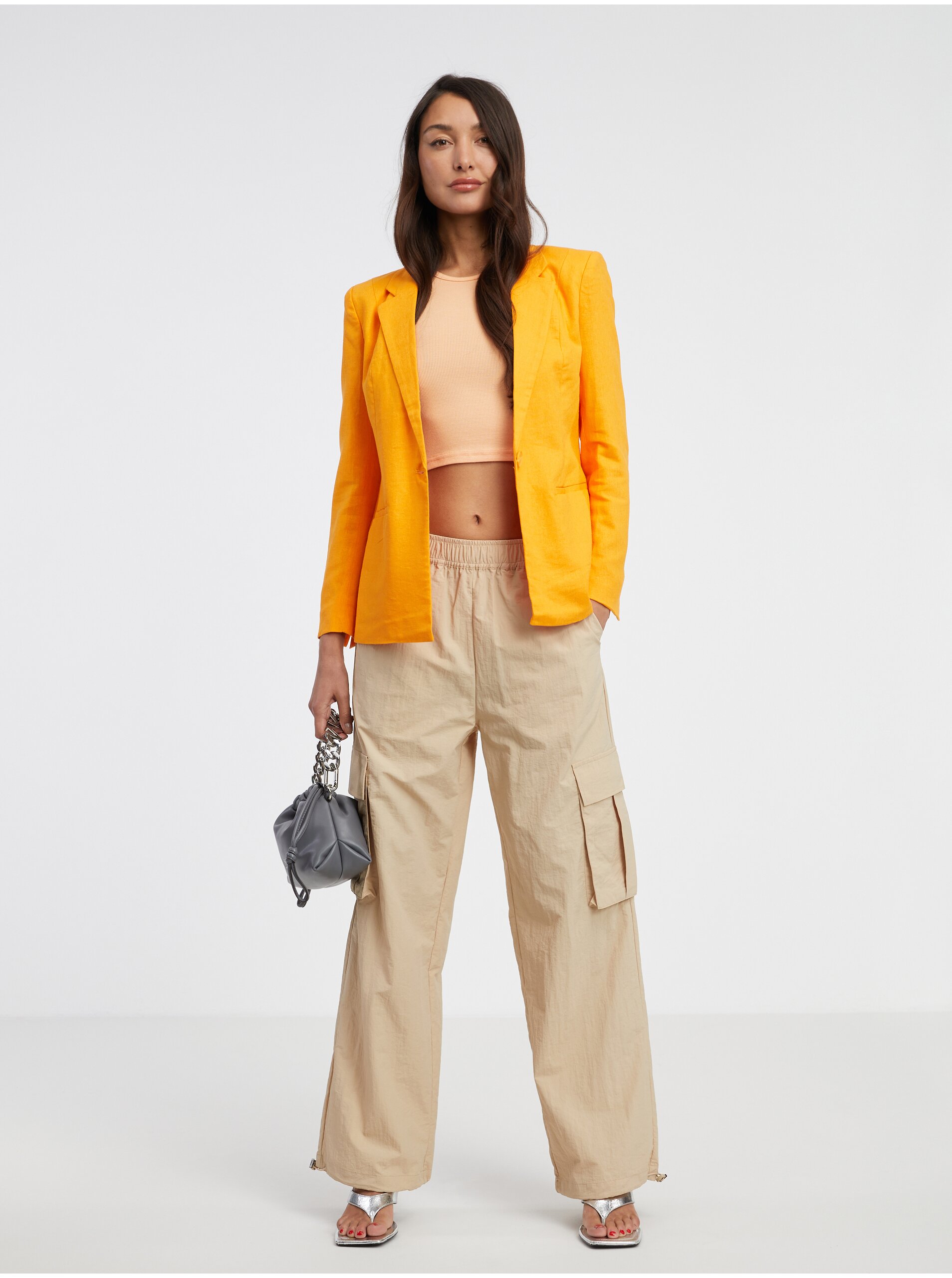 Sacouri si blazere pentru femei ONLY - oranj