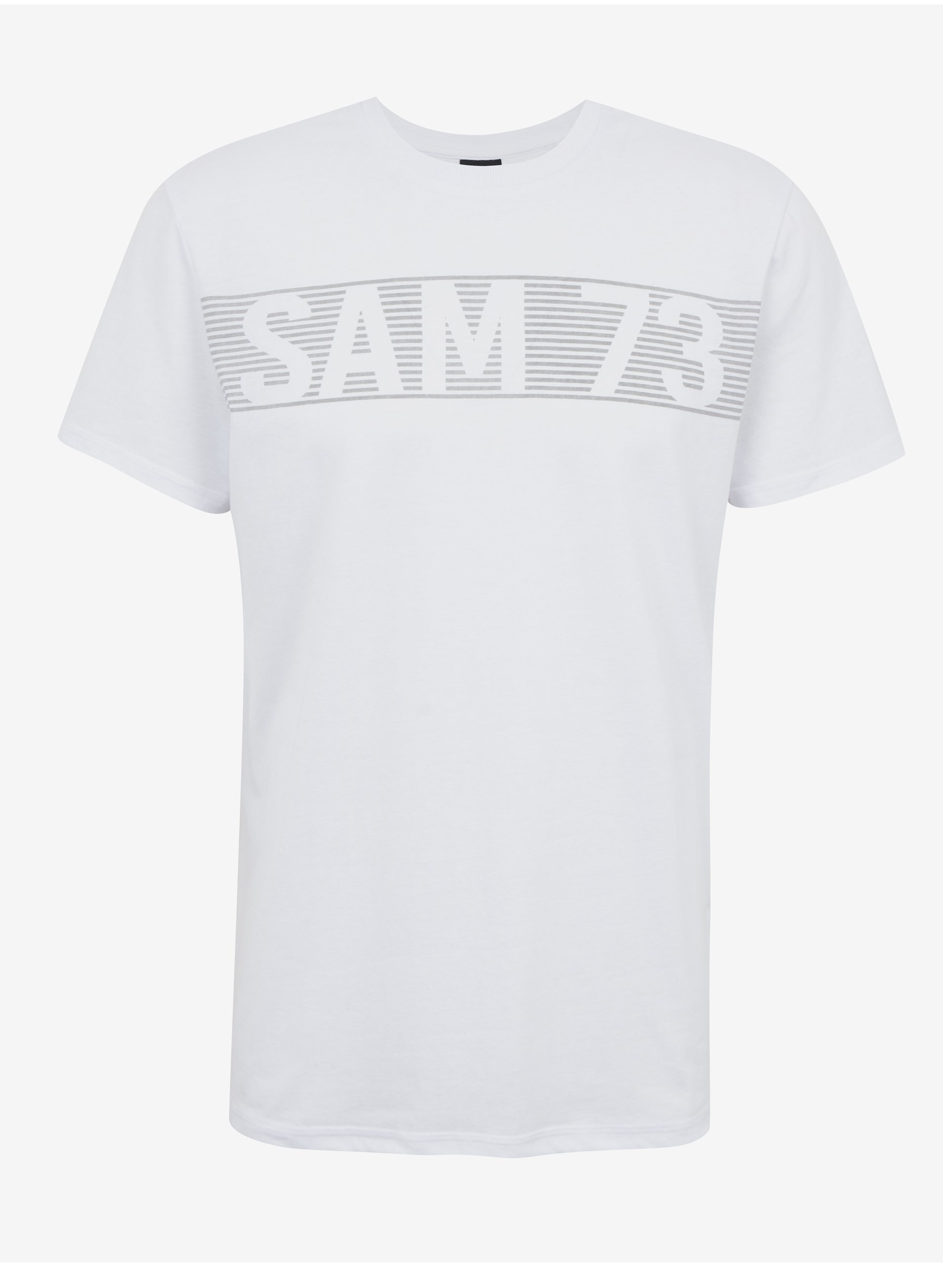 Levně SAM73 Bílé pánské tričko SAM 73 Barry - Pánské