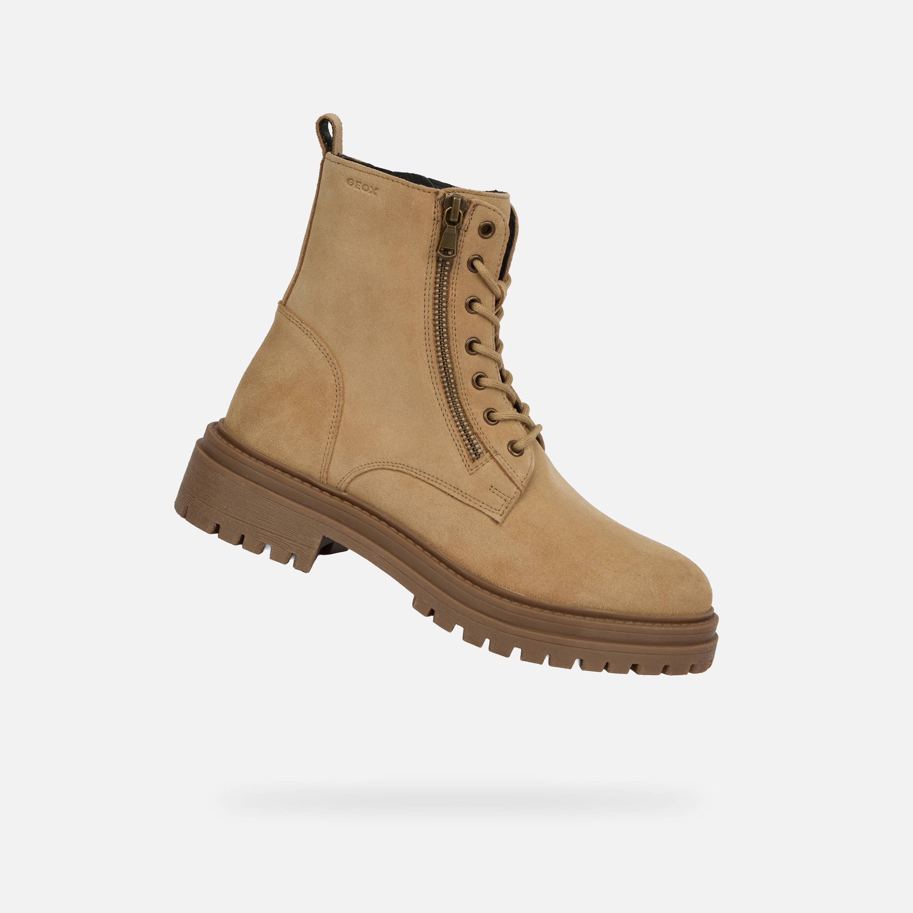 Beige women's ankle boots Geox Iridea - Women's