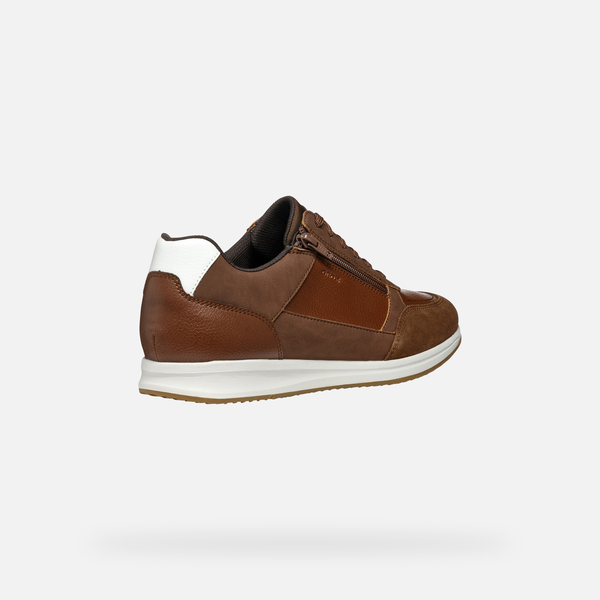 Brown men&#039;s sneakers Geox Avery - Men&#039;s