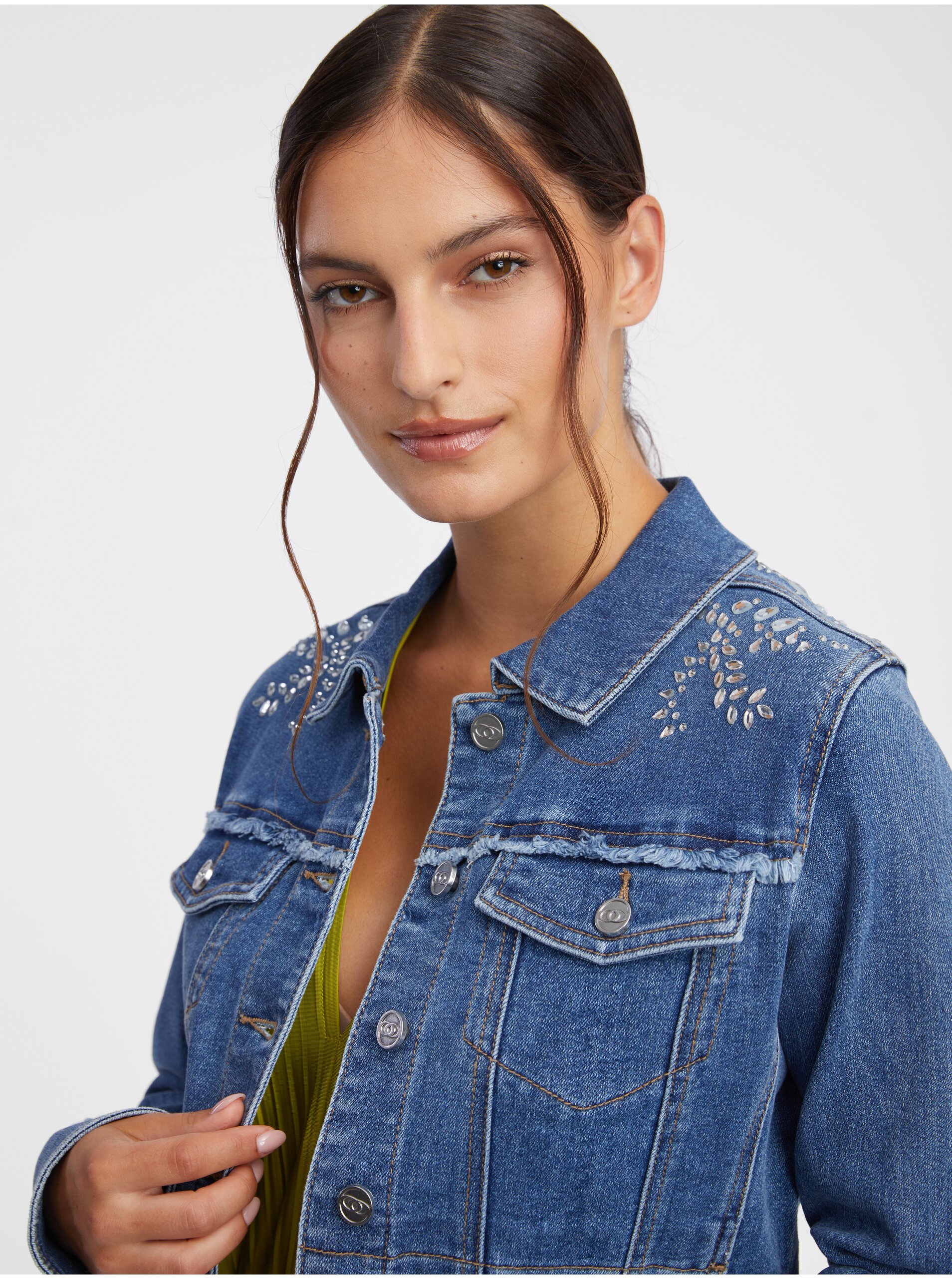 Jachete din denim pentru femei ORSAY - albastru