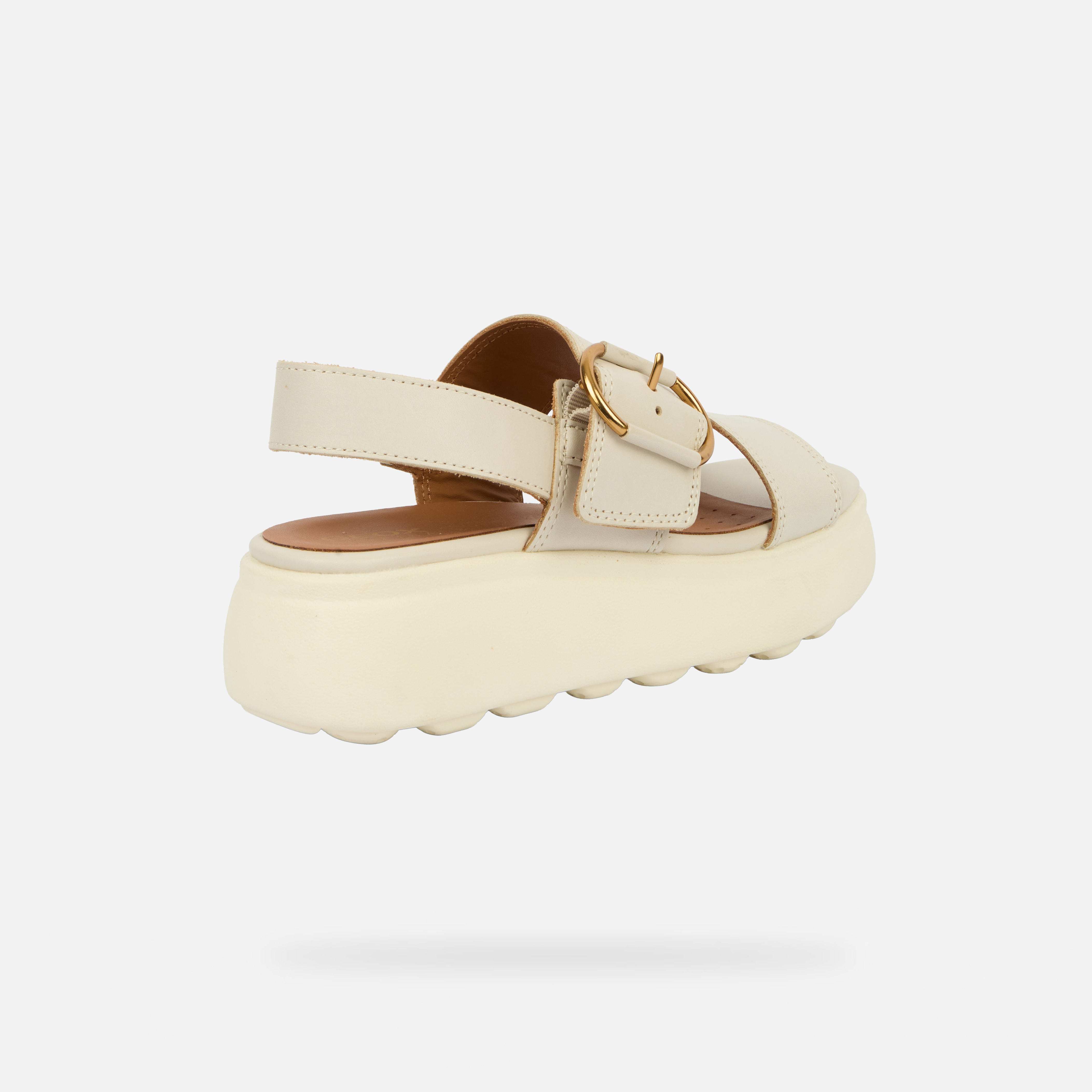 Geox Spherica Women&#039;s Cream Sandals - Women&#039;s