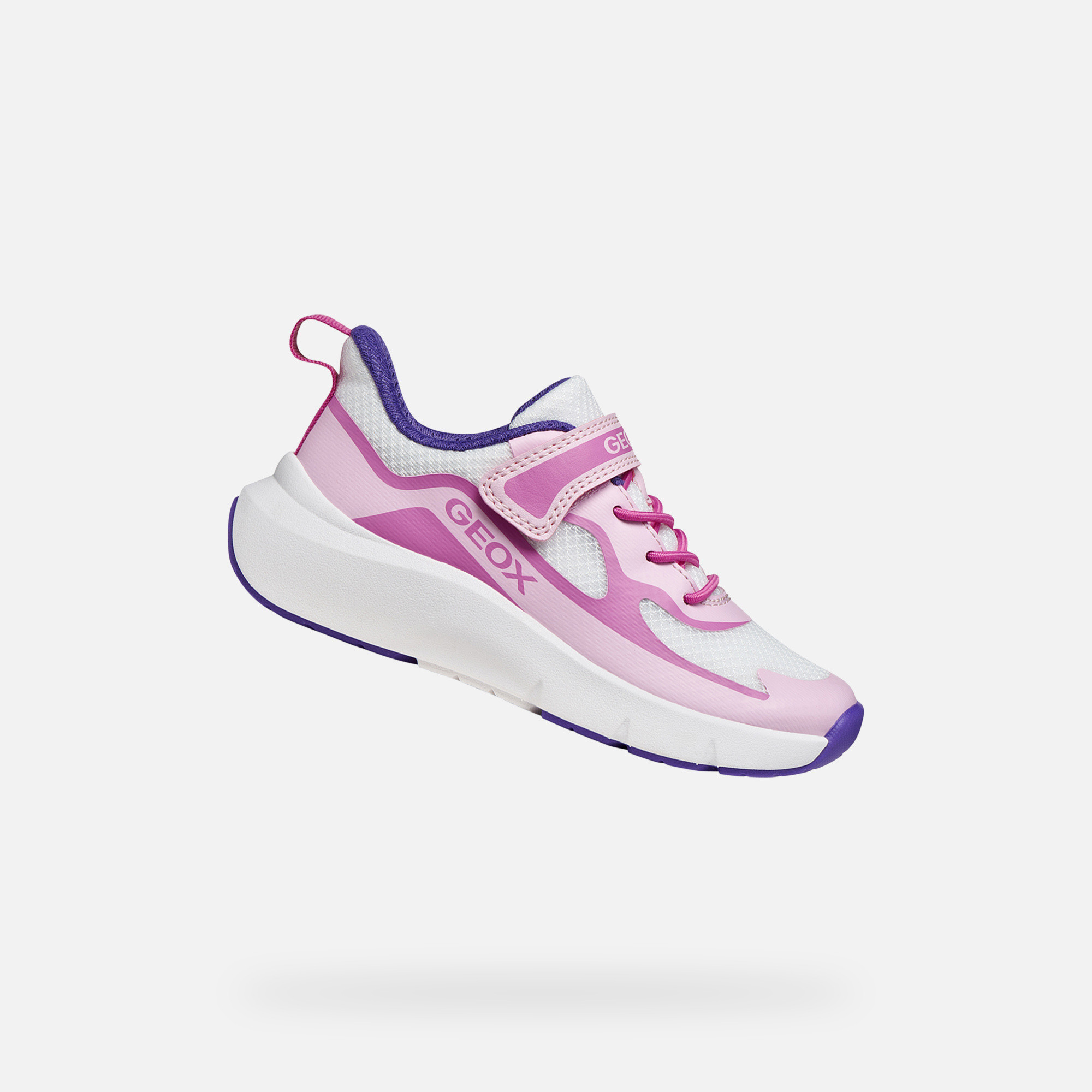 Pink Girls Sneakers Geox Pro-Ran - Girls