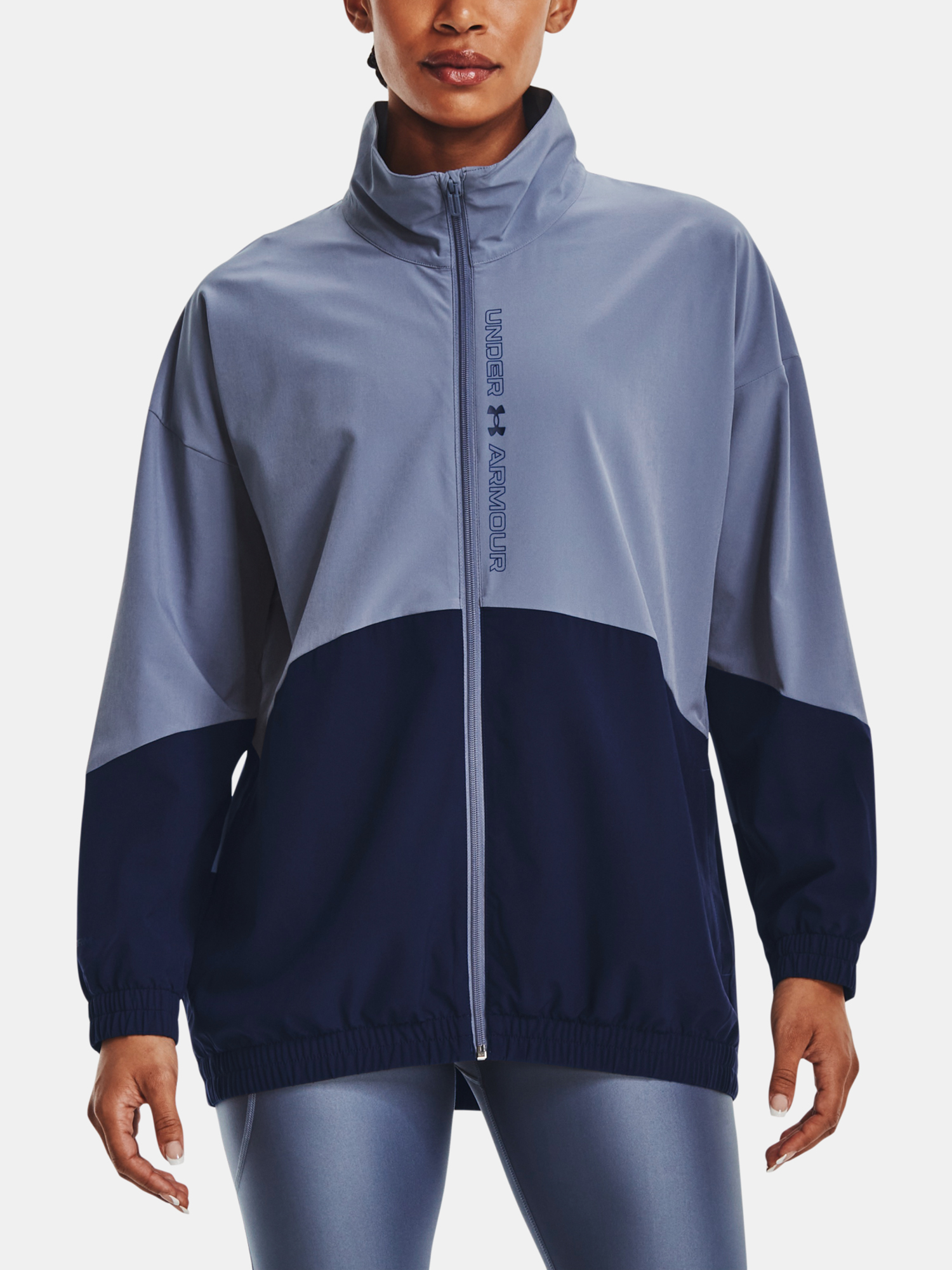 Under Armour Jacket Woven FZ Oversized Jacket-PPL - Women