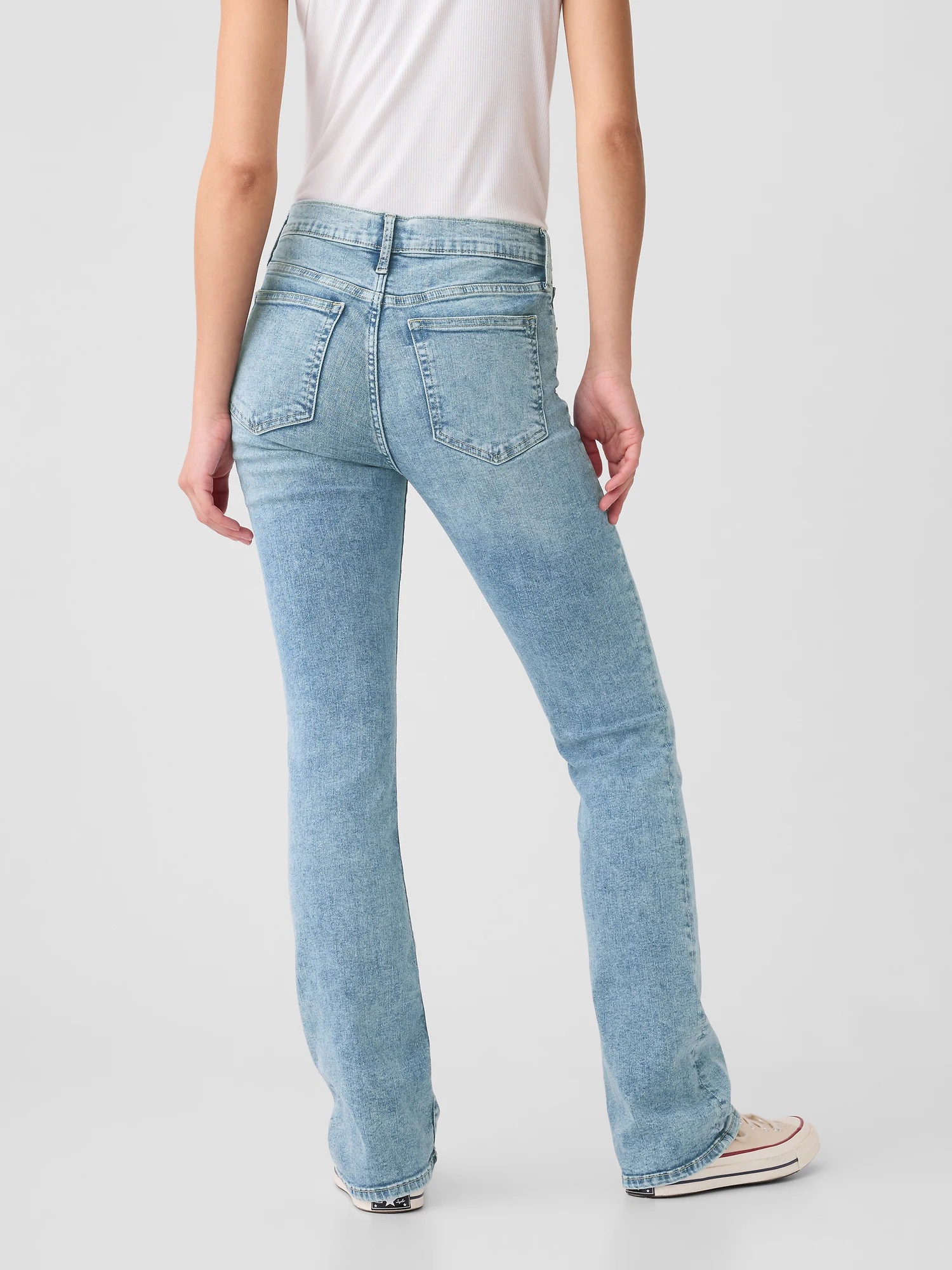 Flared, Bootcut pentru femei GAP - albastru deschis