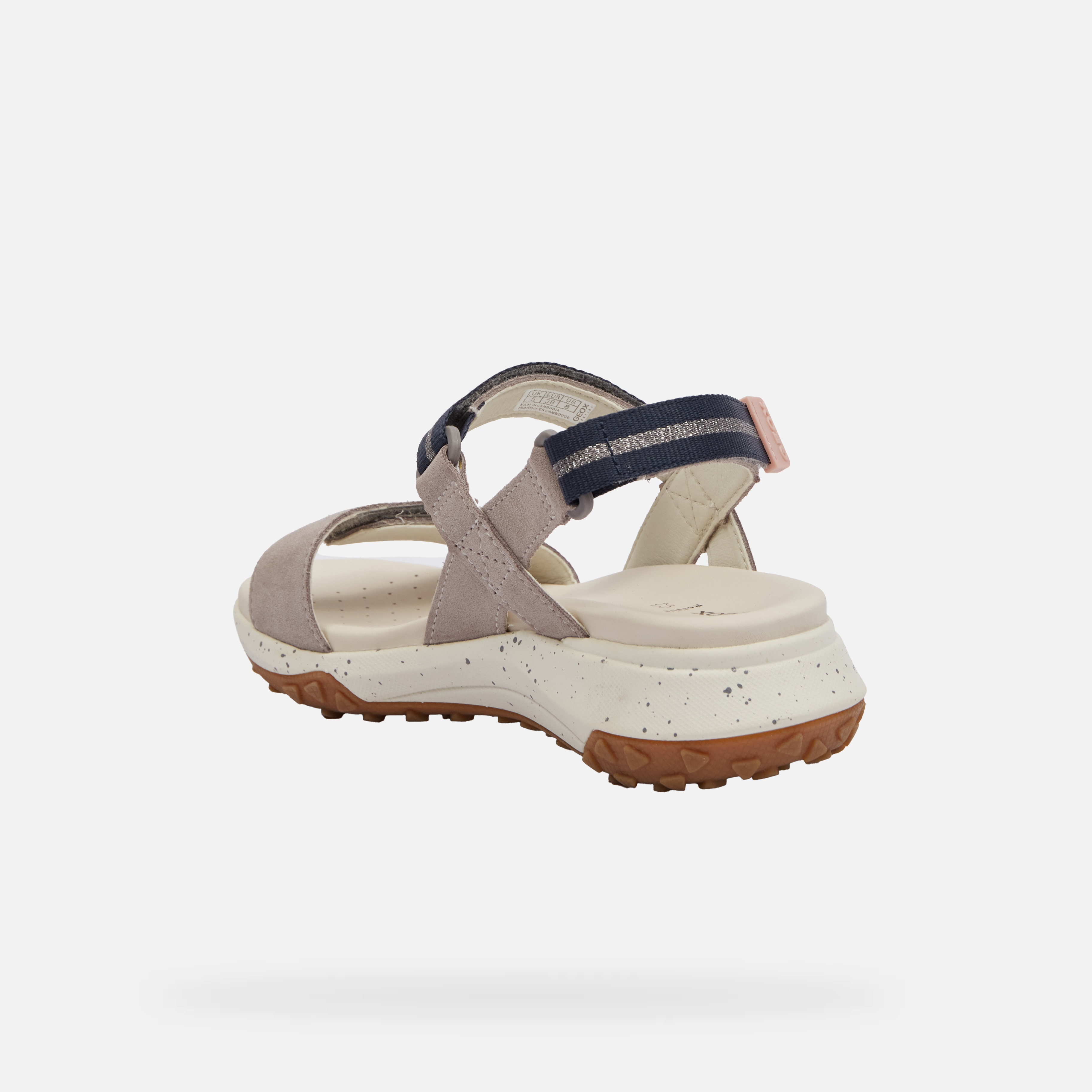 Grey women&#039;s sandals Geox Sorapis + Grip - Women&#039;s