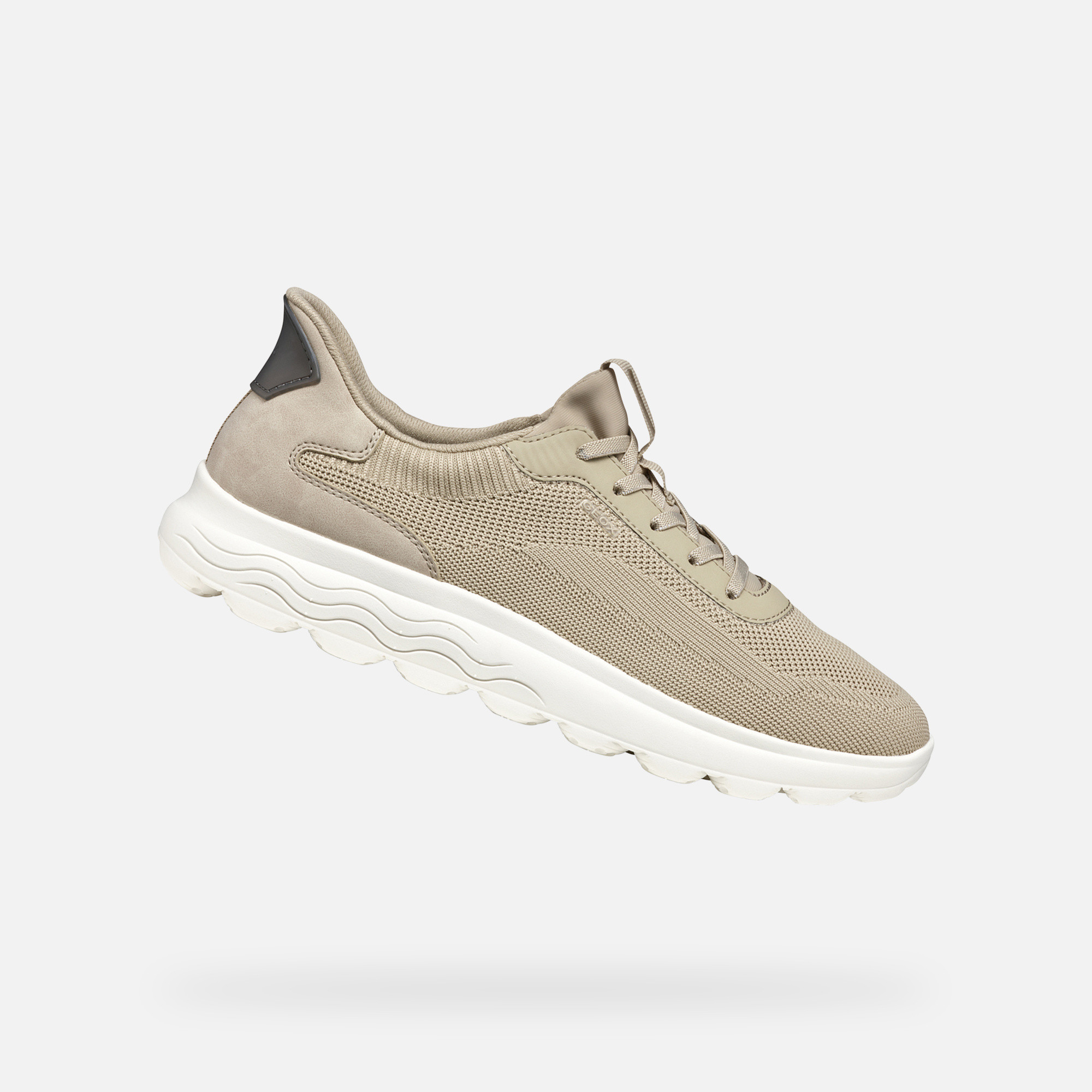 Beige men's sneakers Geox Spherica Plus - Men's