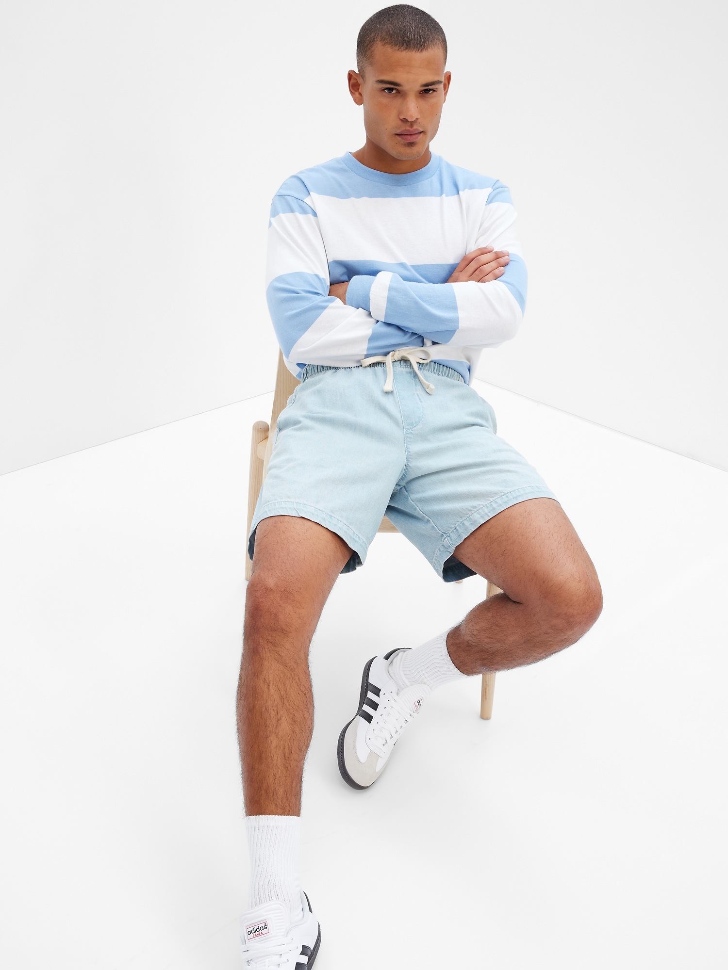 Pantaloni scurti pentru barbati GAP - albastru