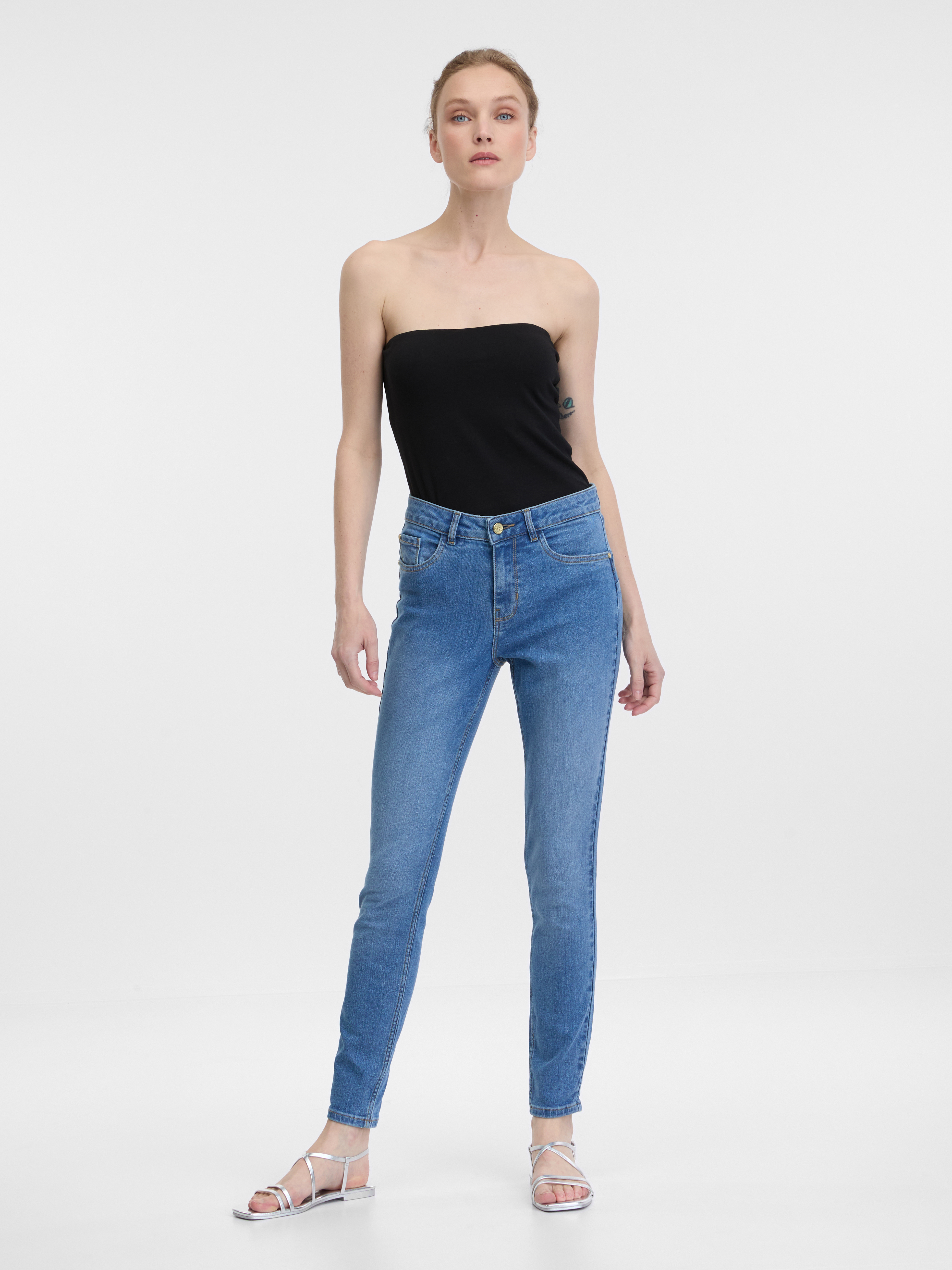 Marimi curvy pentru femei ORSAY - albastru deschis
