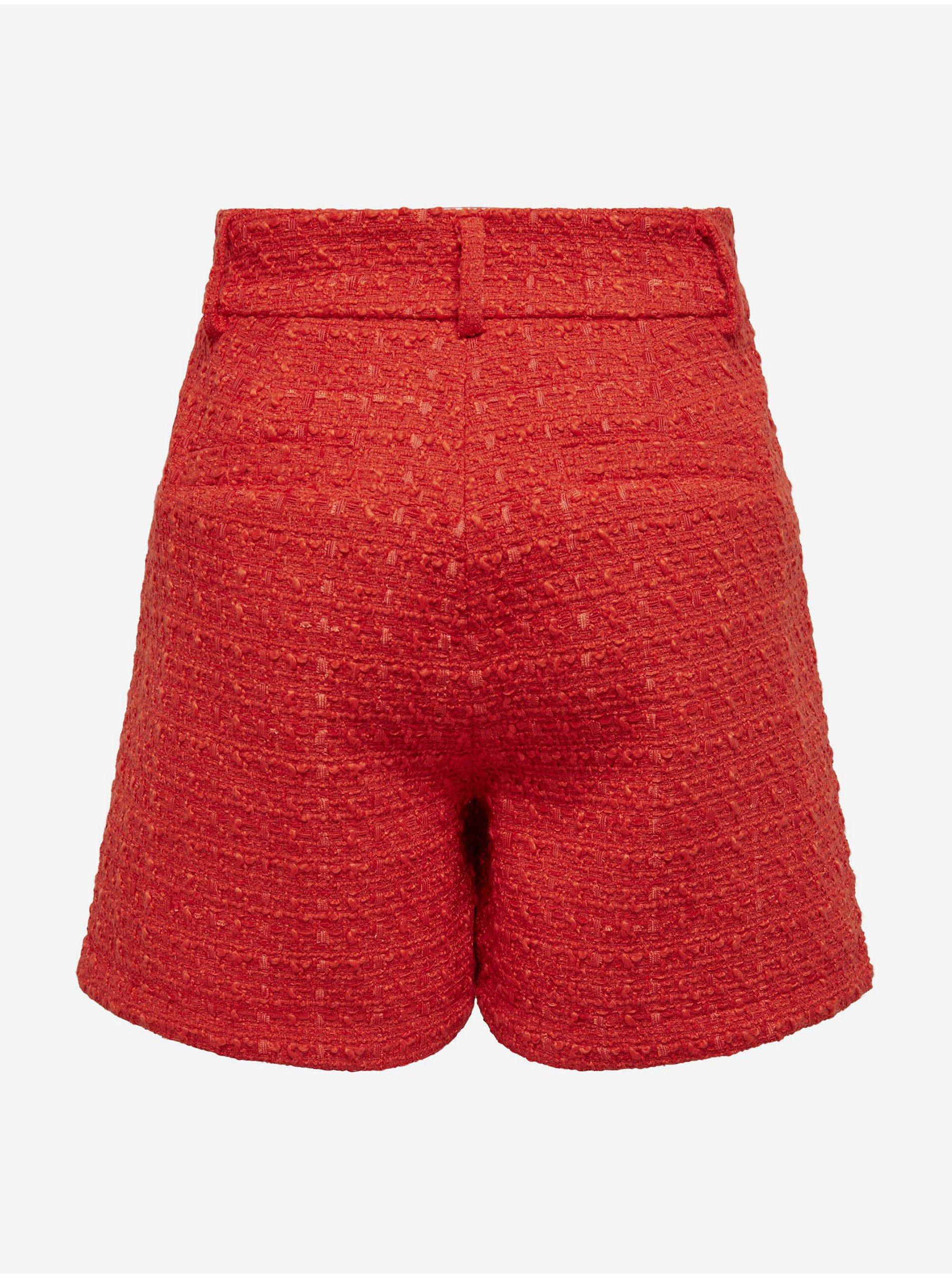 Pantaloni scurti pentru femei ONLY - rosu